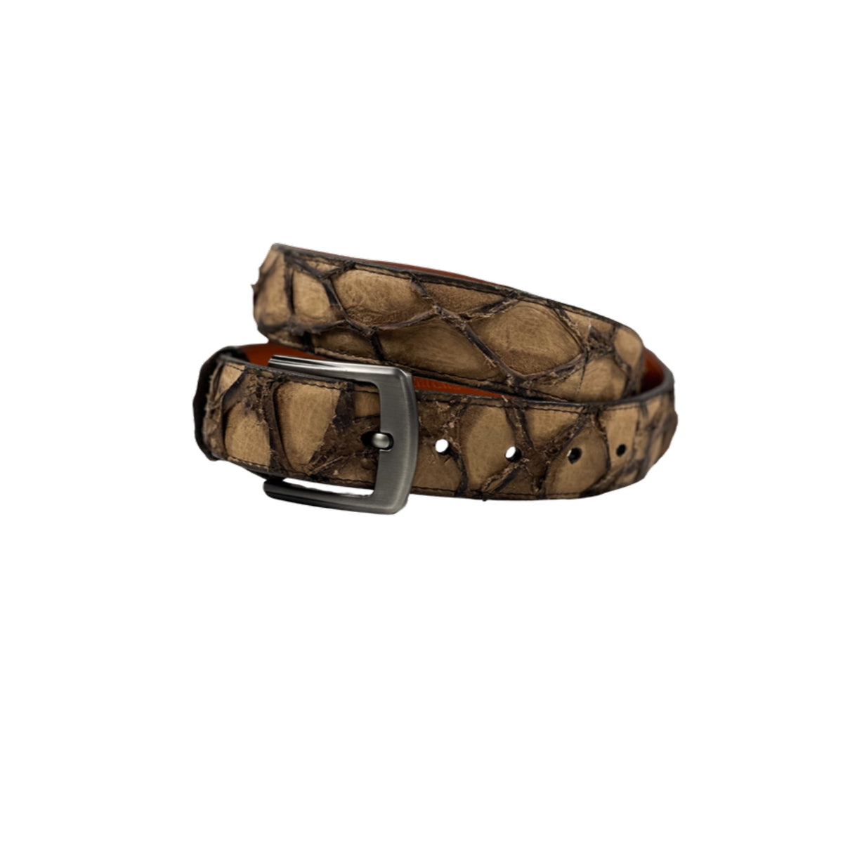Remuda Belt — Western Leather Belt, angled view