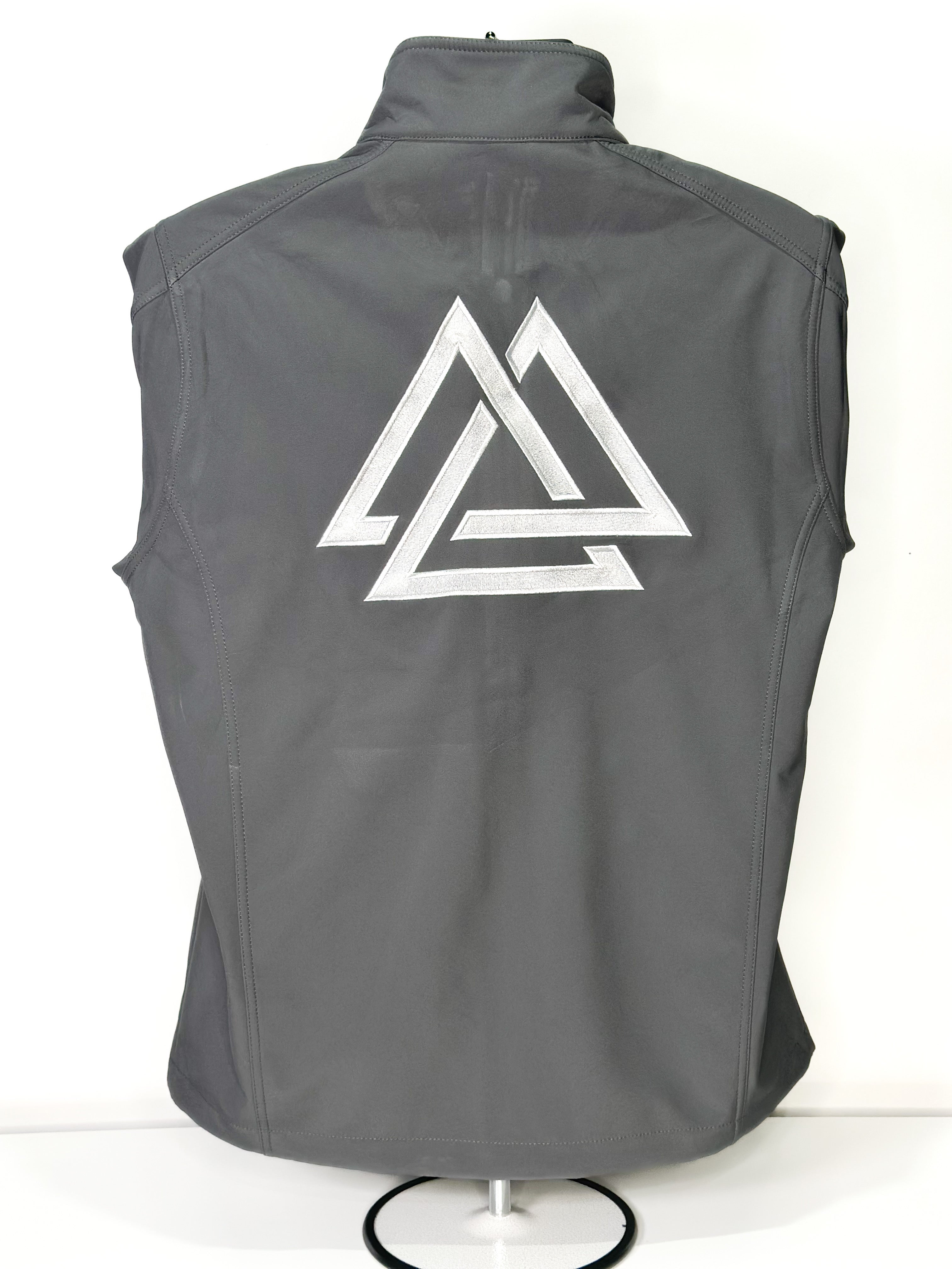 Embroidered Logo Jacket — top view