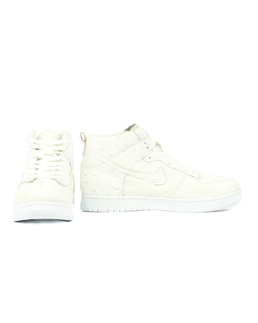 Mens Ostrich Leather Sneakers