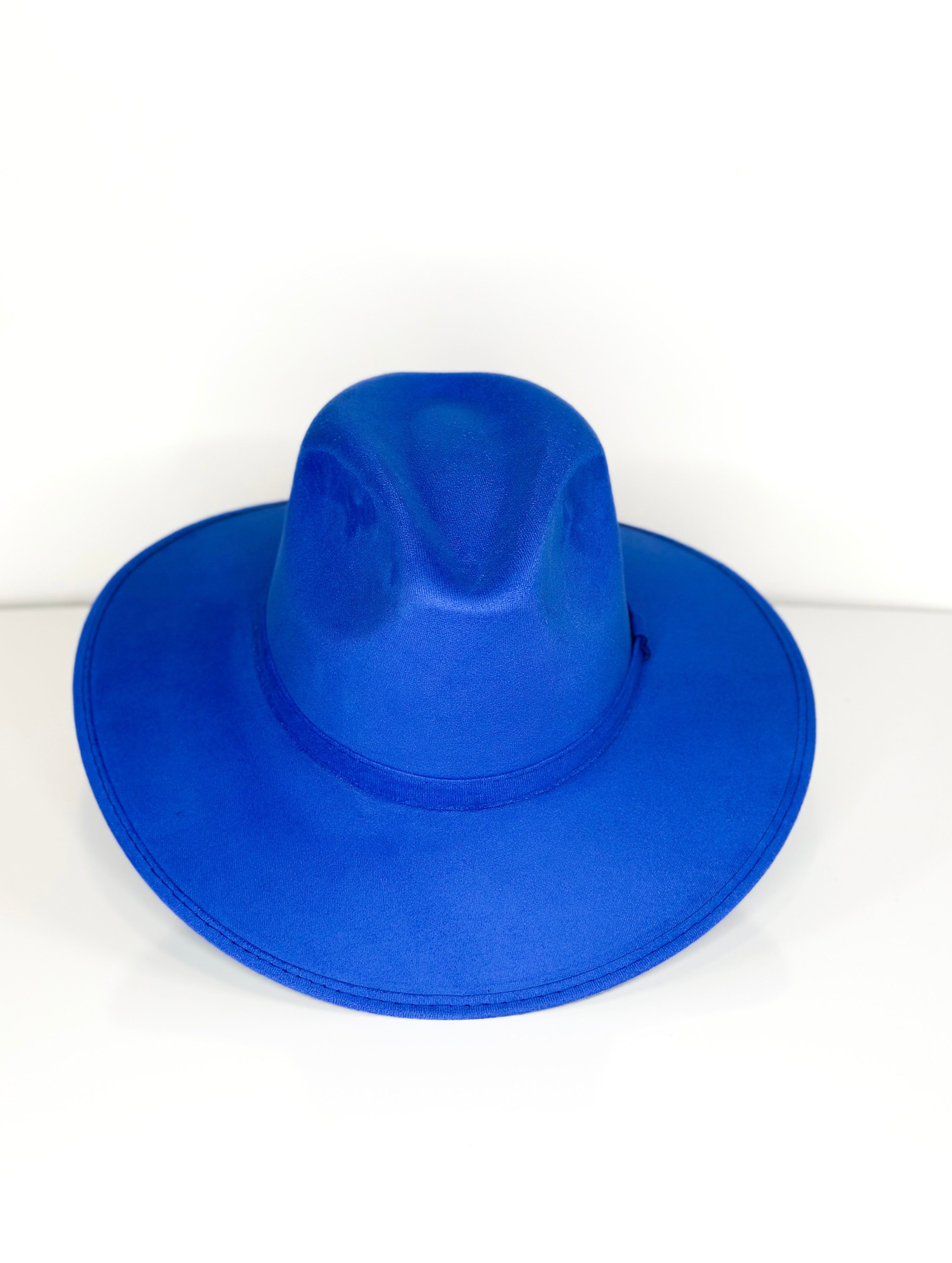 Blue King Suede Hat — Cuadra Piedreros premium cap