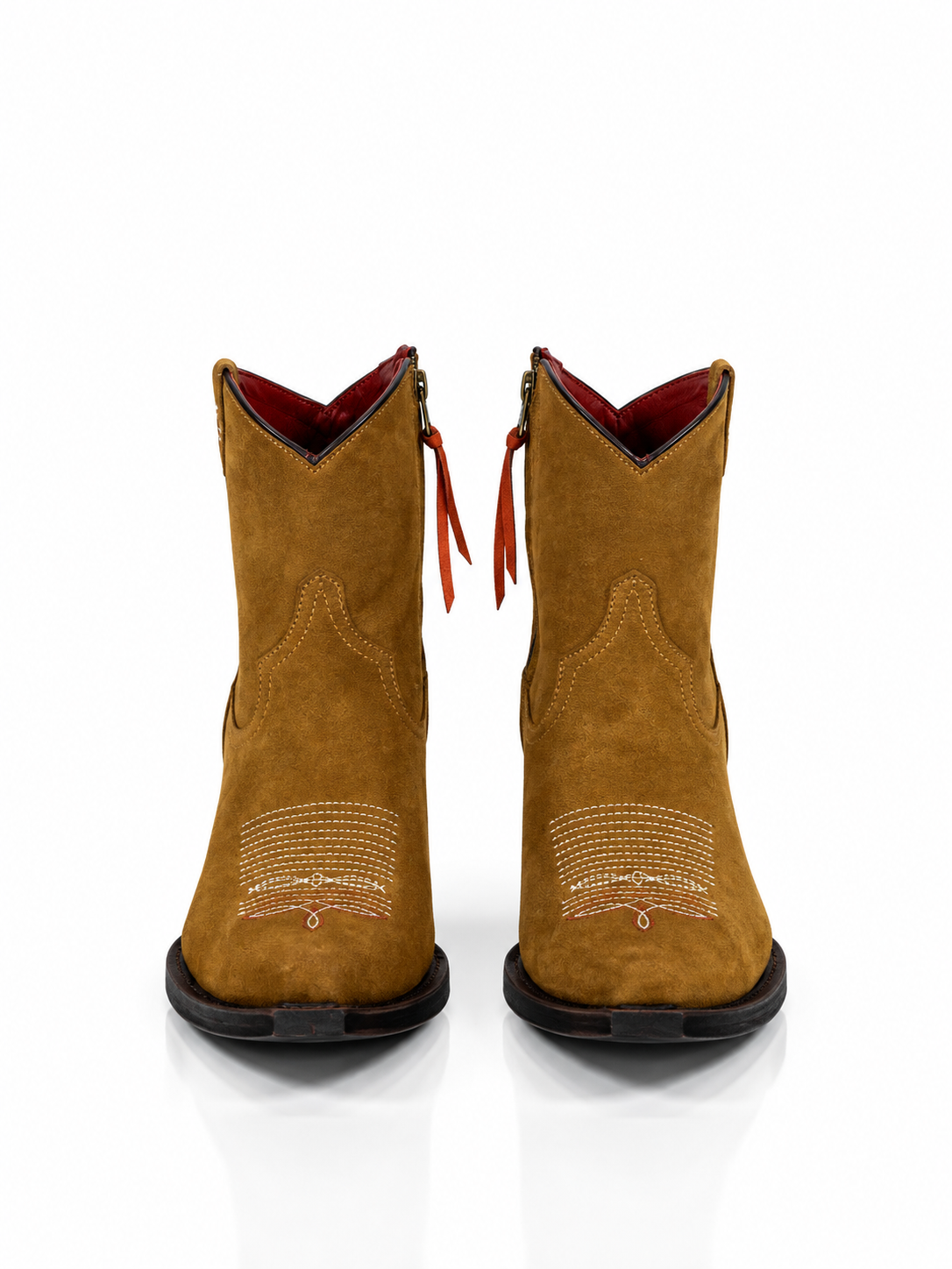 The Cherokee — Leather Snip Toe Women's Cowboy Boot, side view