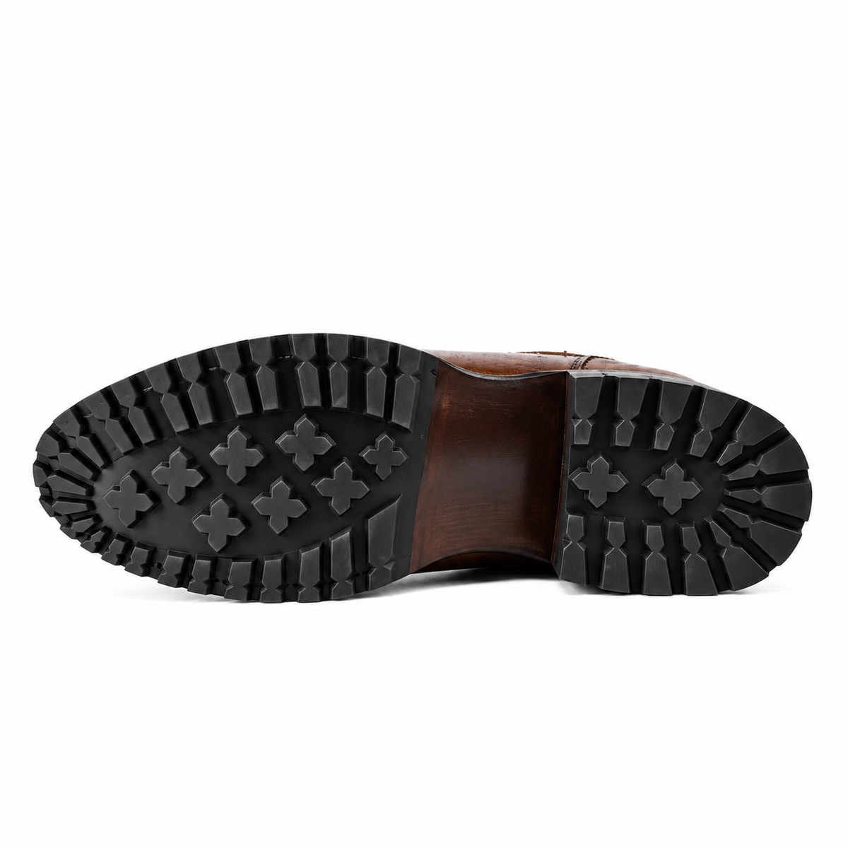 The Dallas — Leather Men's Cowboy Boot, side view