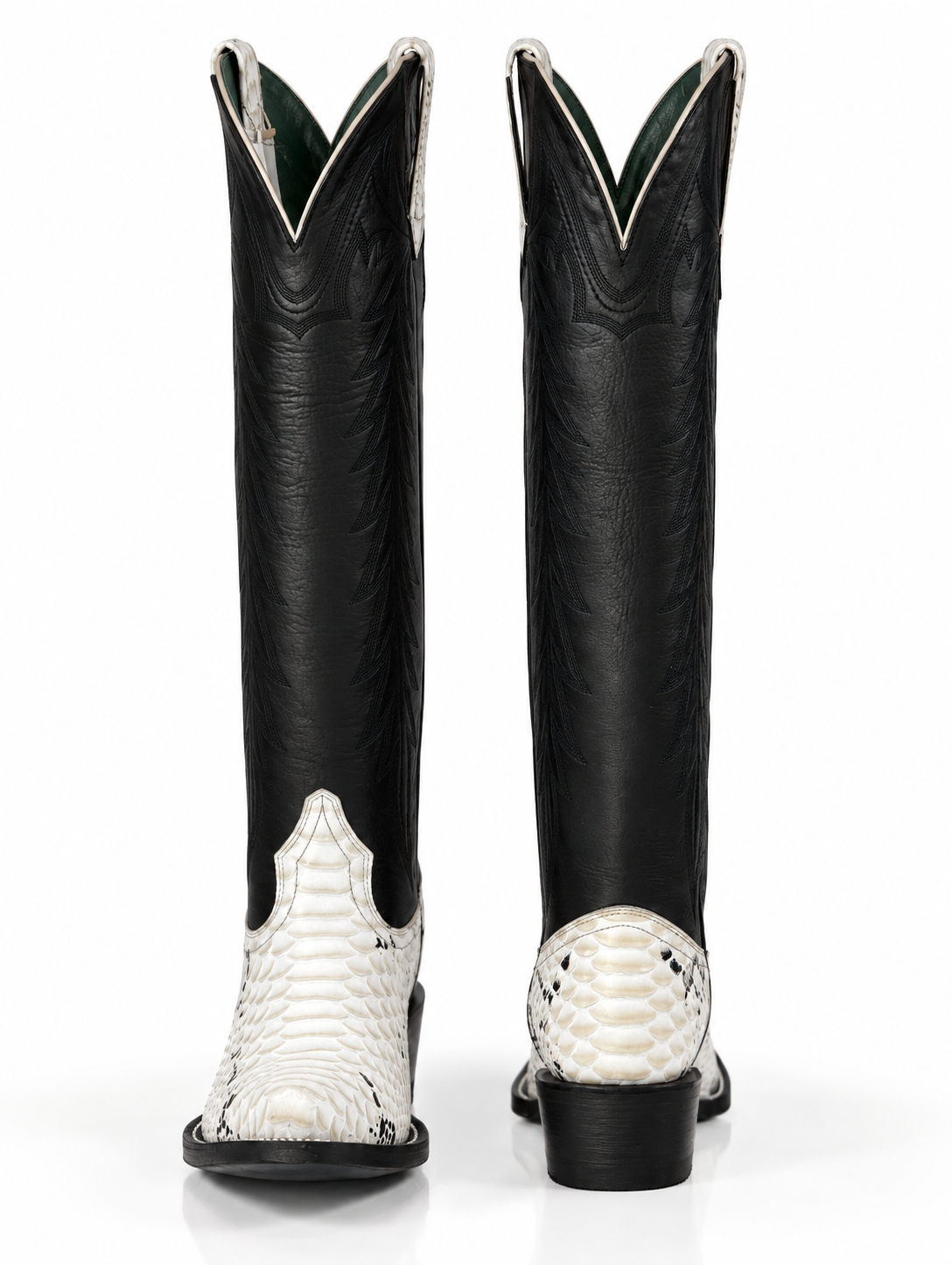 The Wendy — Leather Women's Cowboy Boot, angled view