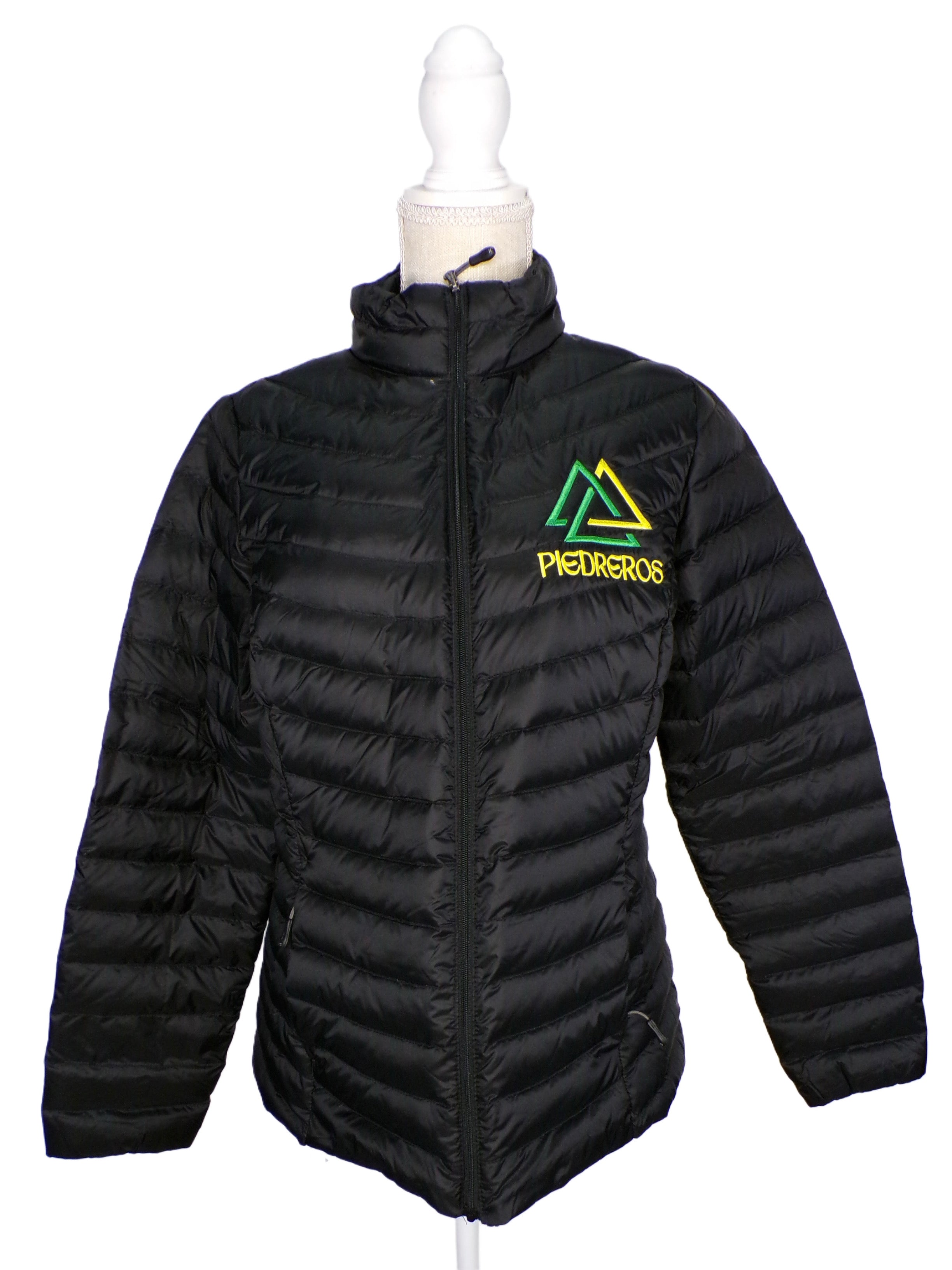 Womens Puffer Logo Jacket — sole view
