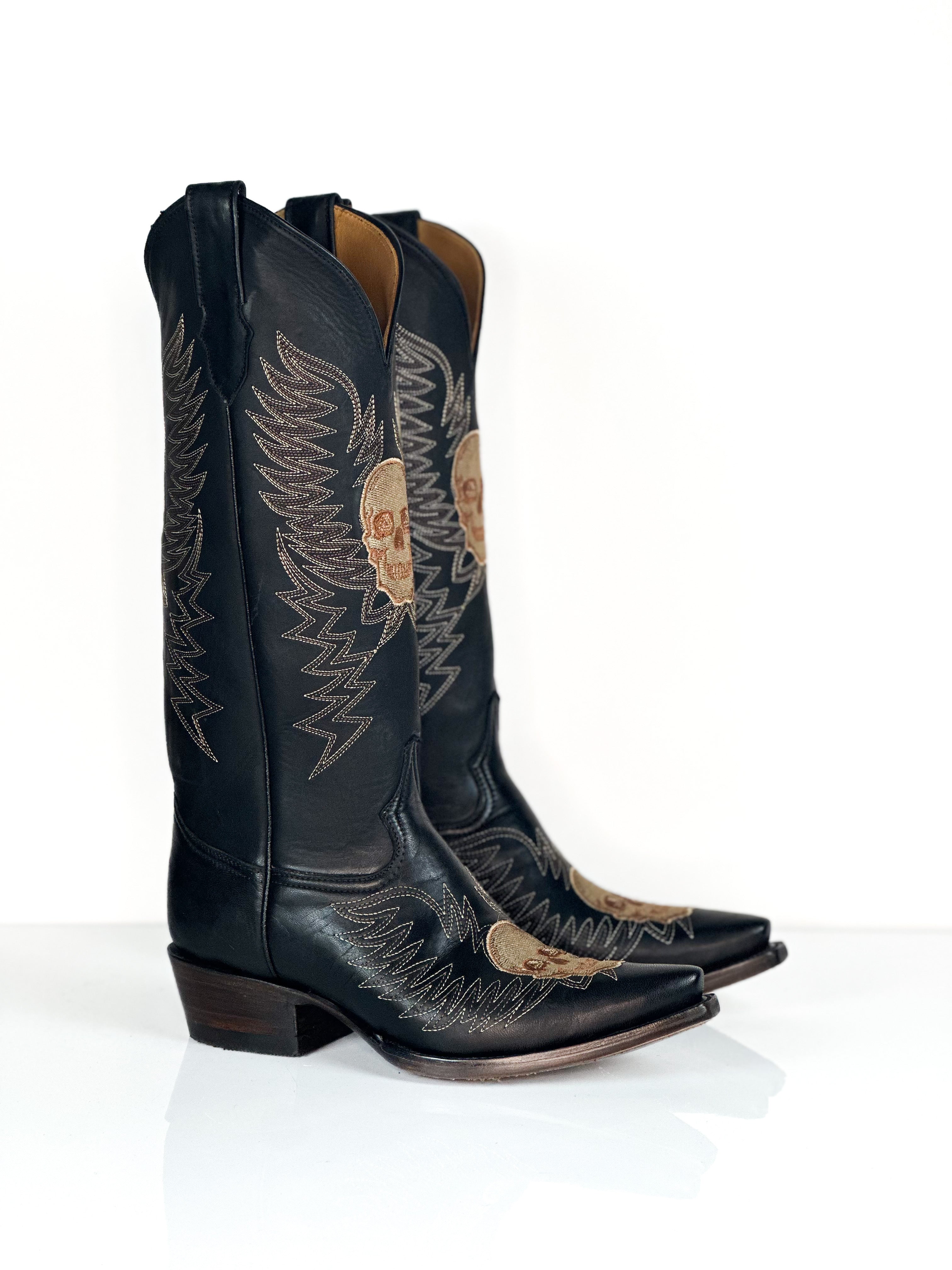 Cartels Rose Boots — handmade western boots by Cuadra Piedreros