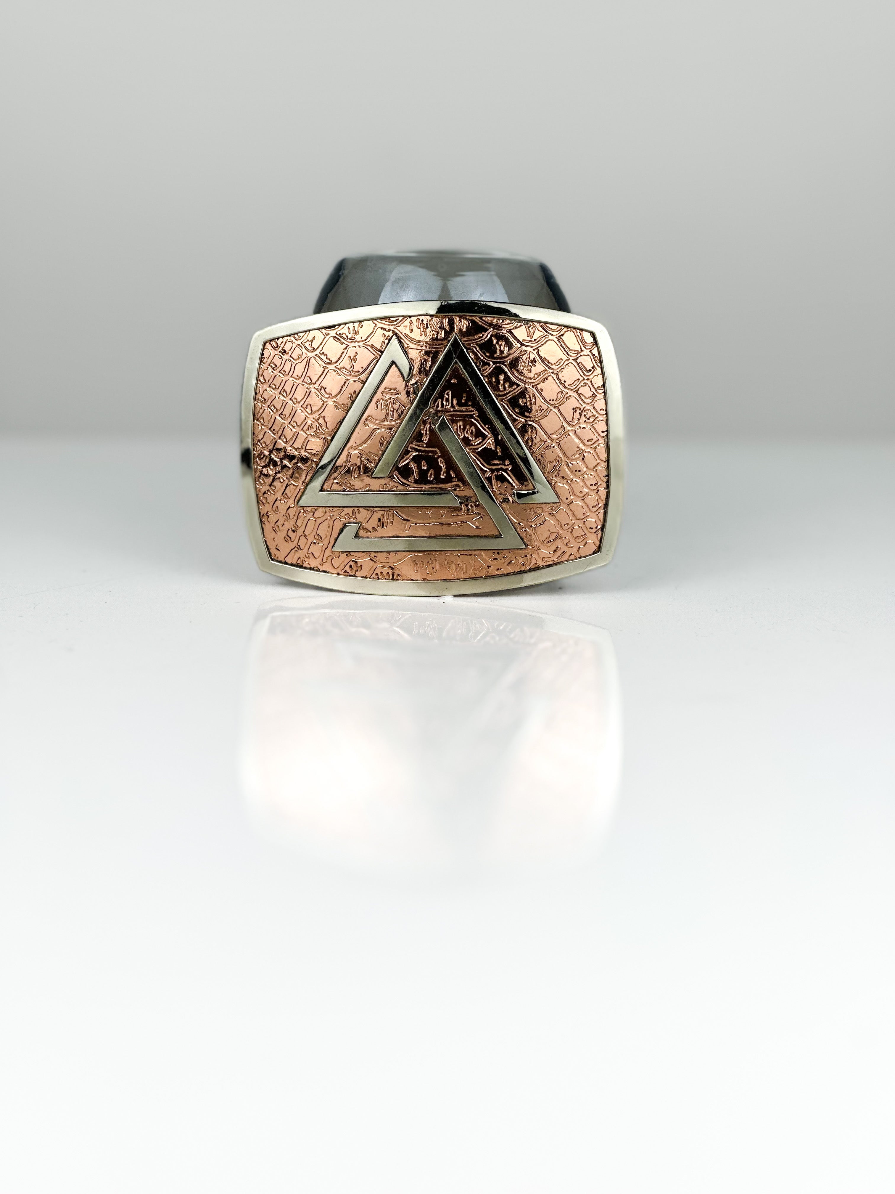 MERLOT BUCKLE — Cuadra Piedreros western belt buckle