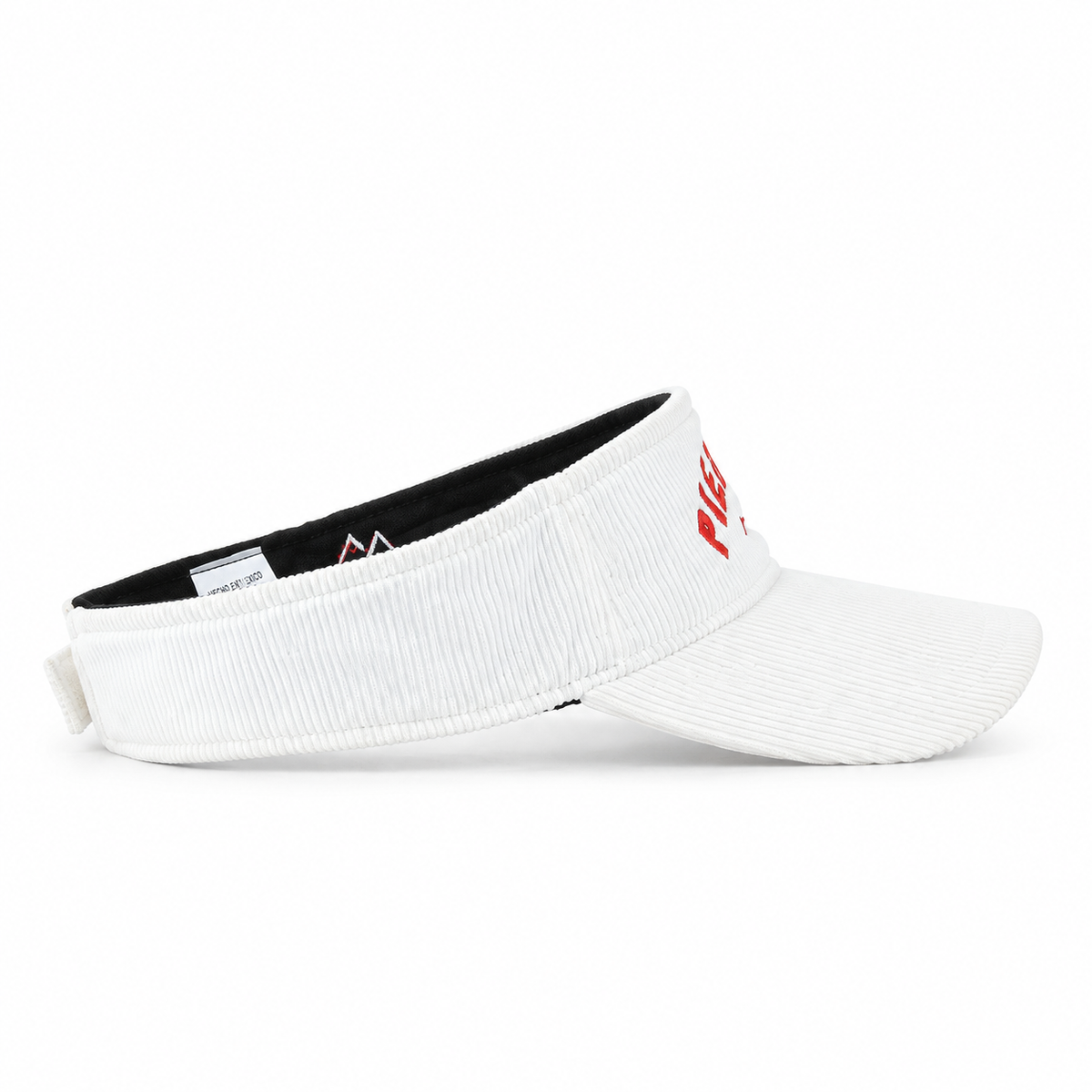 R&B WHITE VISOR LOGO HAT