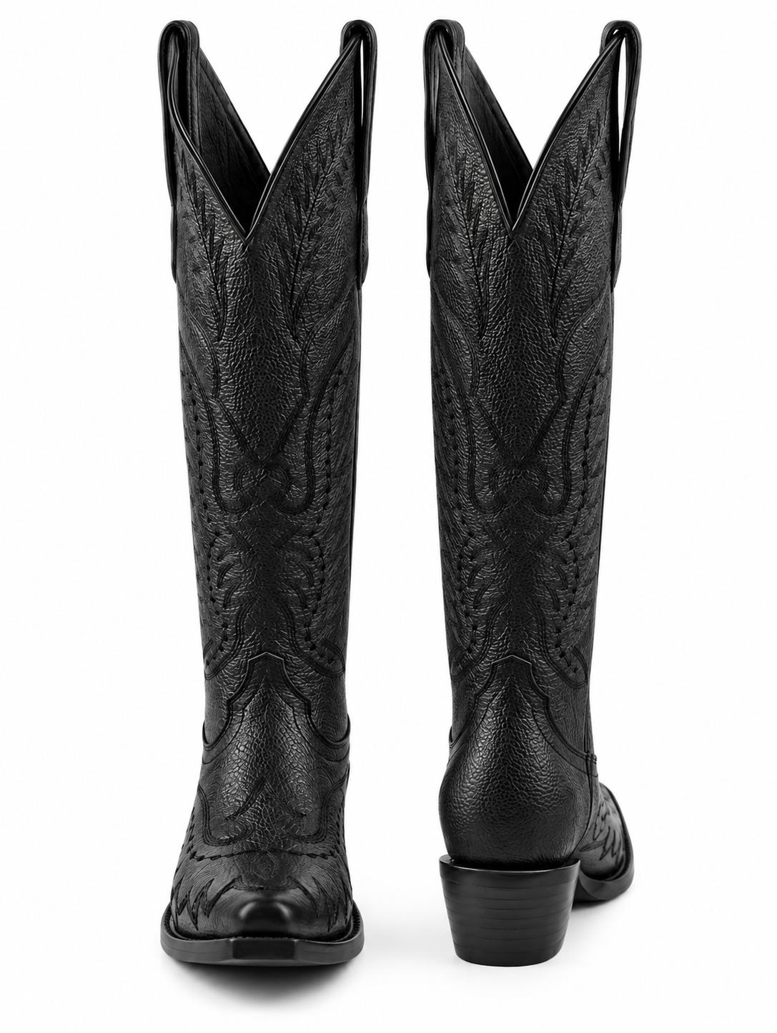 The Renata — Cowhide Snip Toe Women's Cowboy Boot, angled view