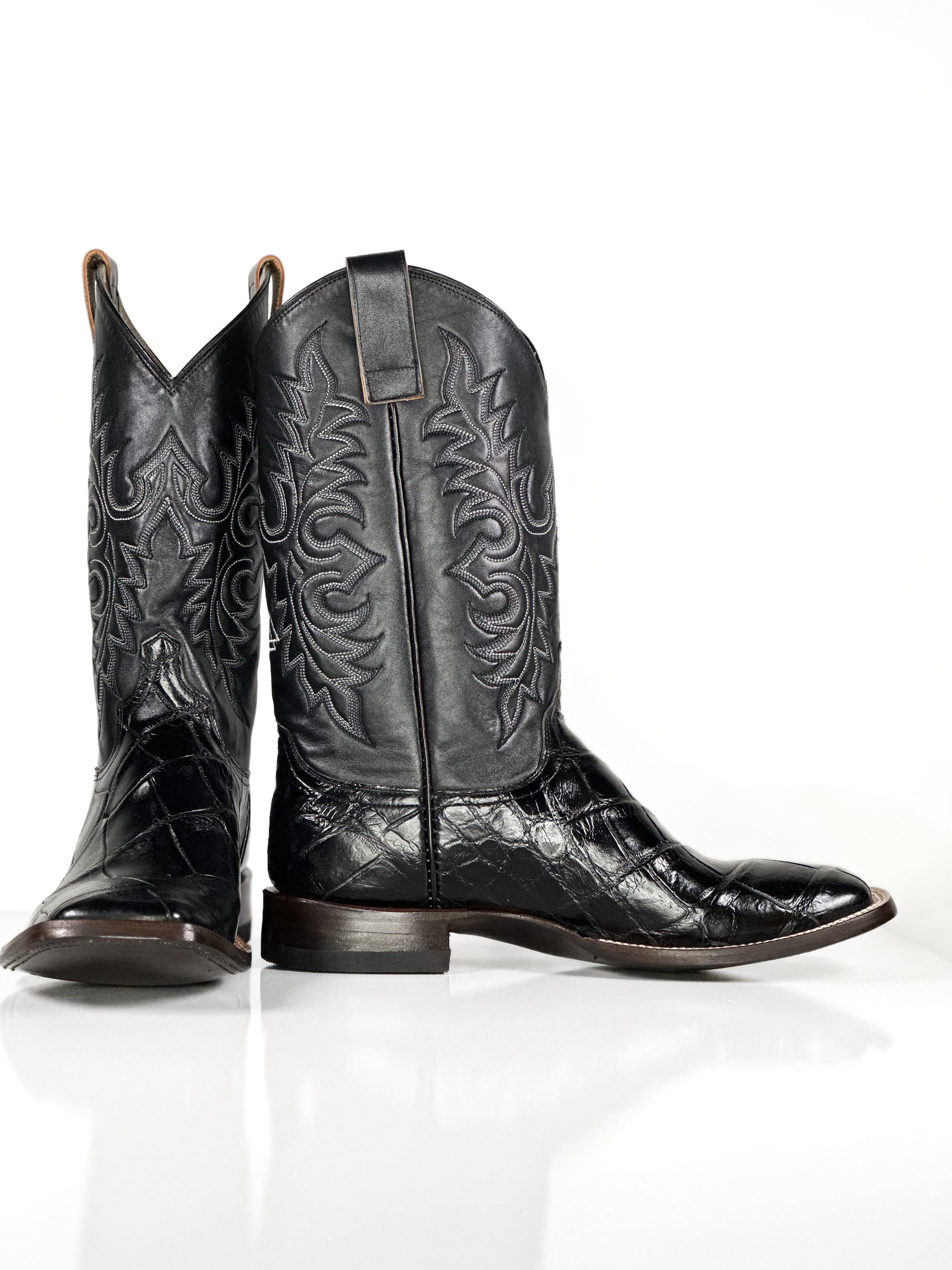 American Alligator-Brown Sole — detail shot