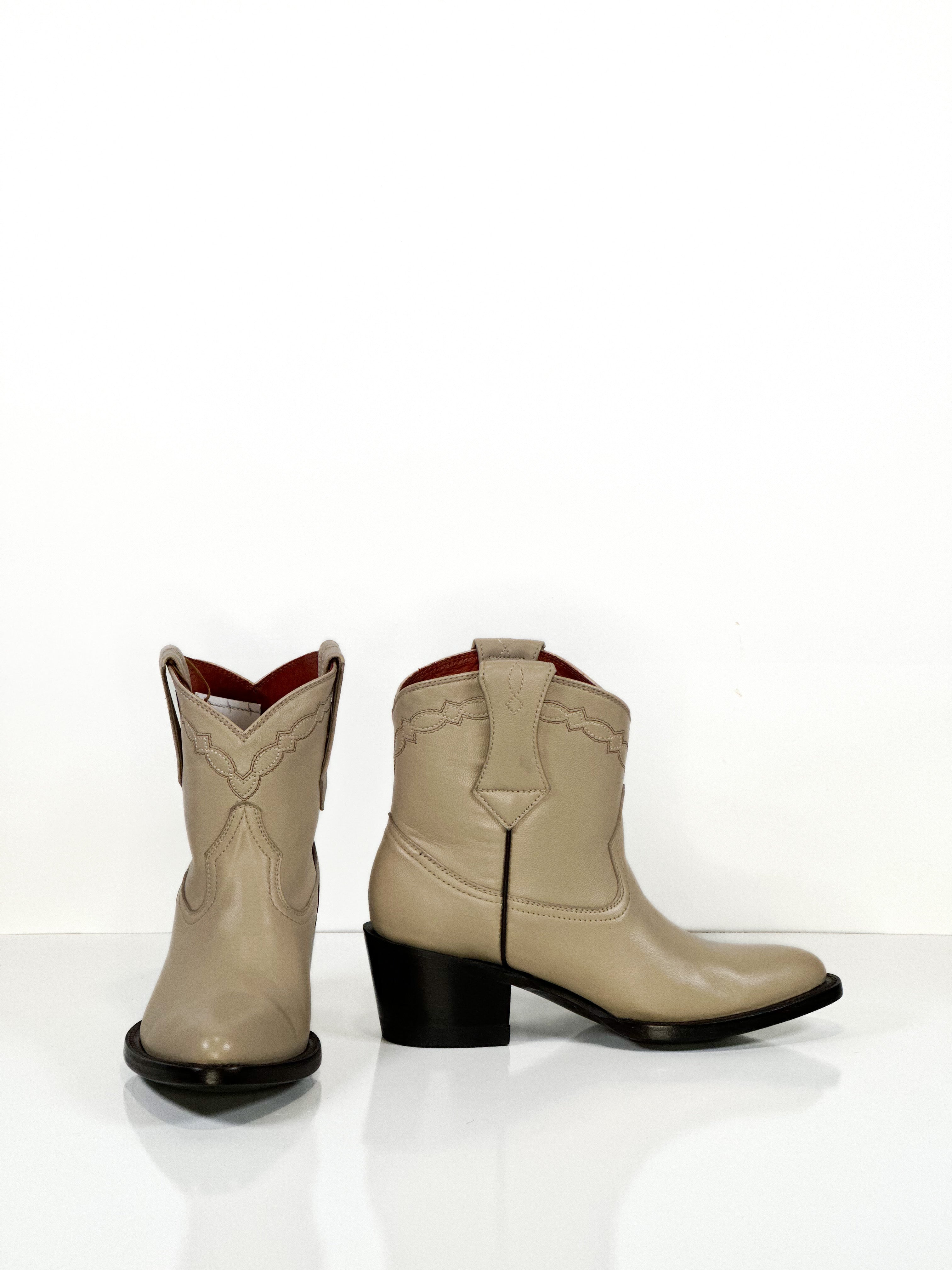 Cherokee Women's Ankle Booties — back view of handmade western boots