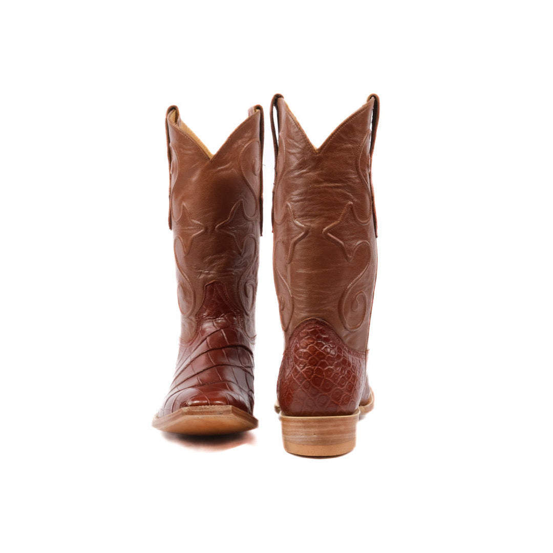 American Alligator French Toe Boot