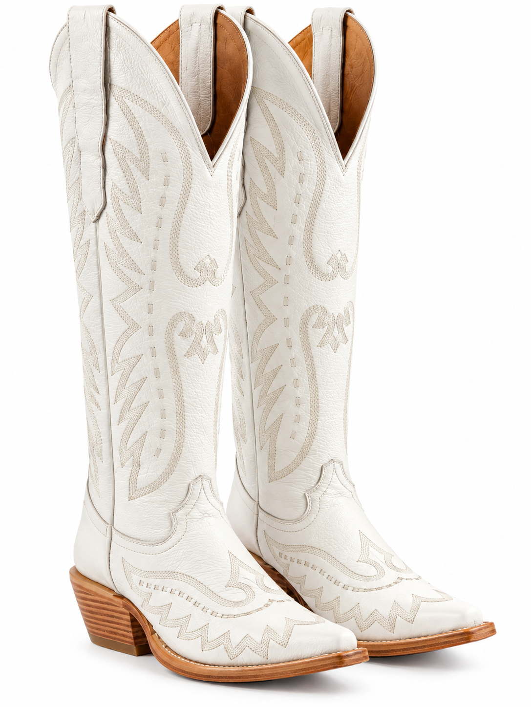 The Renata — Cowhide Snip Toe Women's Cowboy Boot, side view
