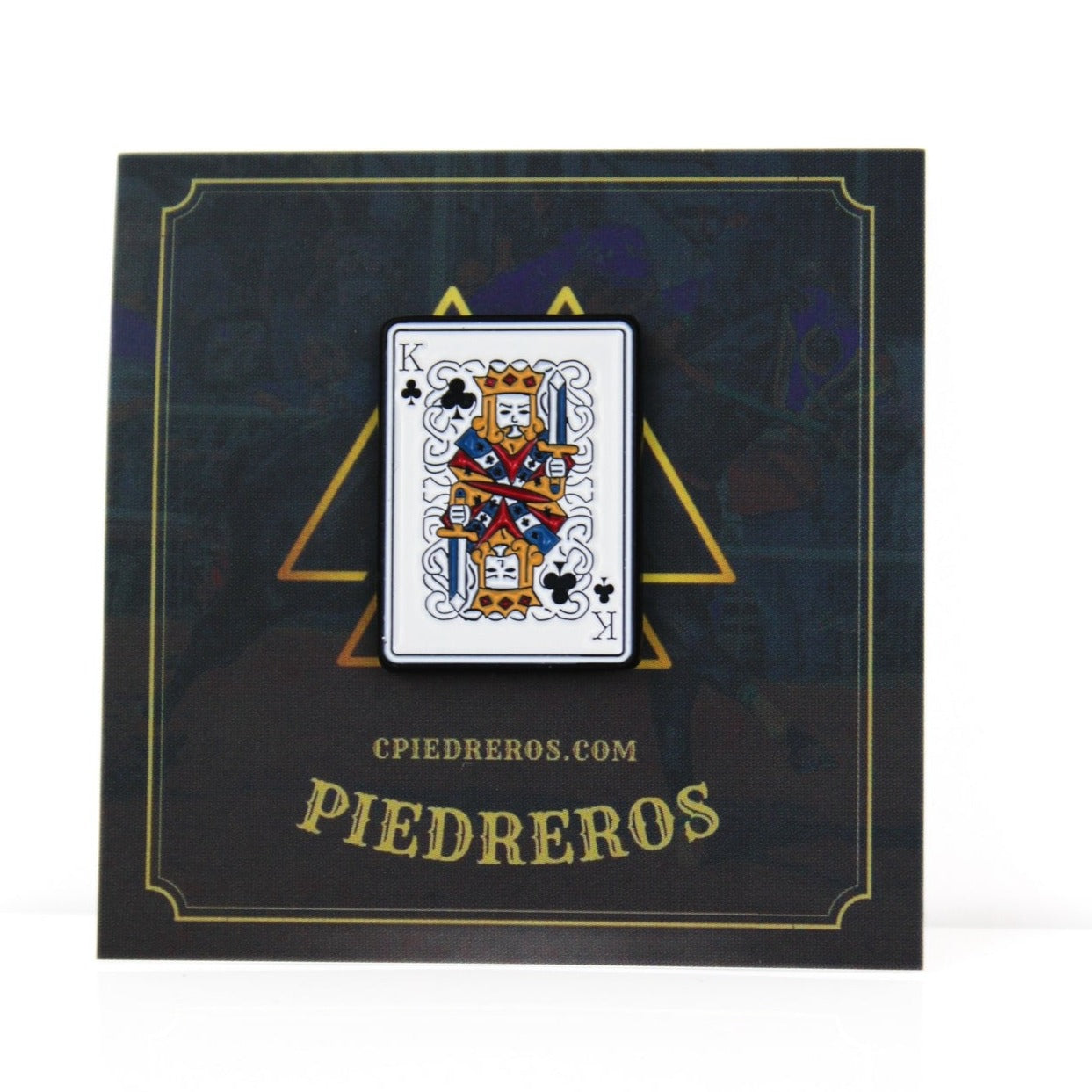 King Card Pin by Cuadra Piedreros