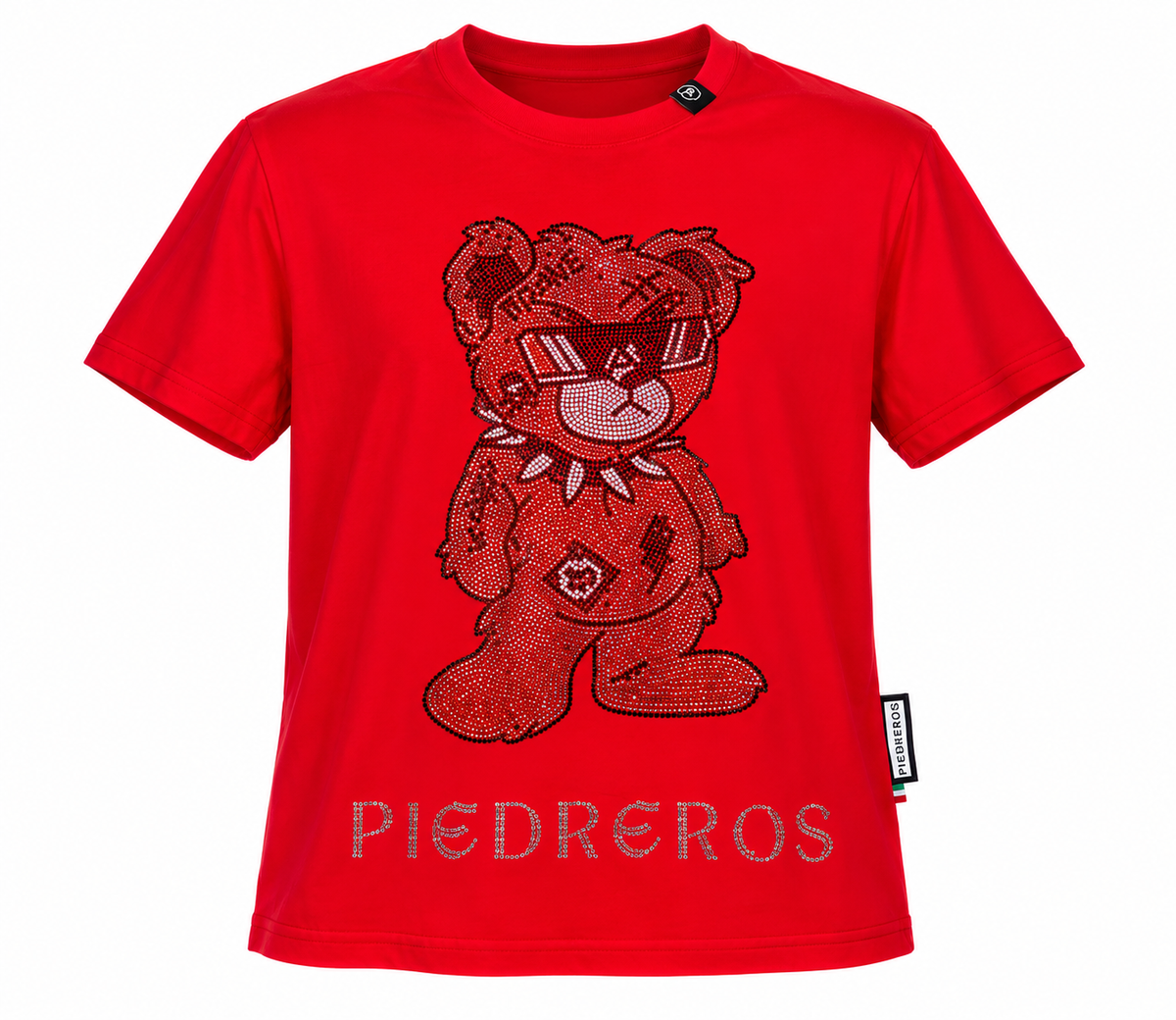 Bandit Bear T-Shirt — Western Tee, front and side view