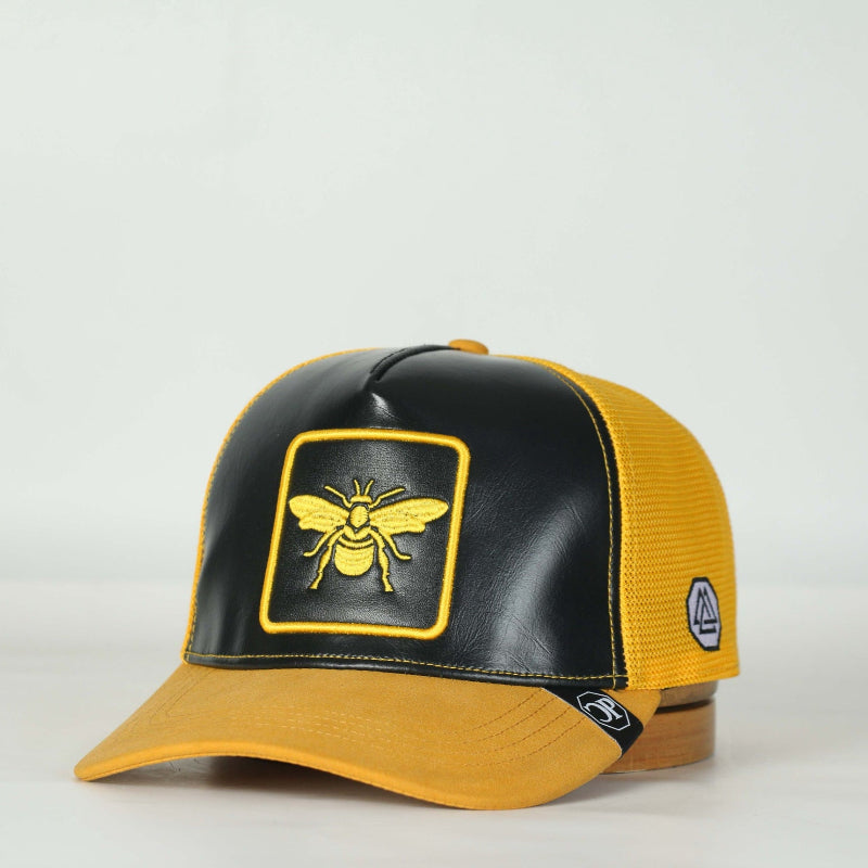 Leather Caps — back view of Cuadra Piedreros cap