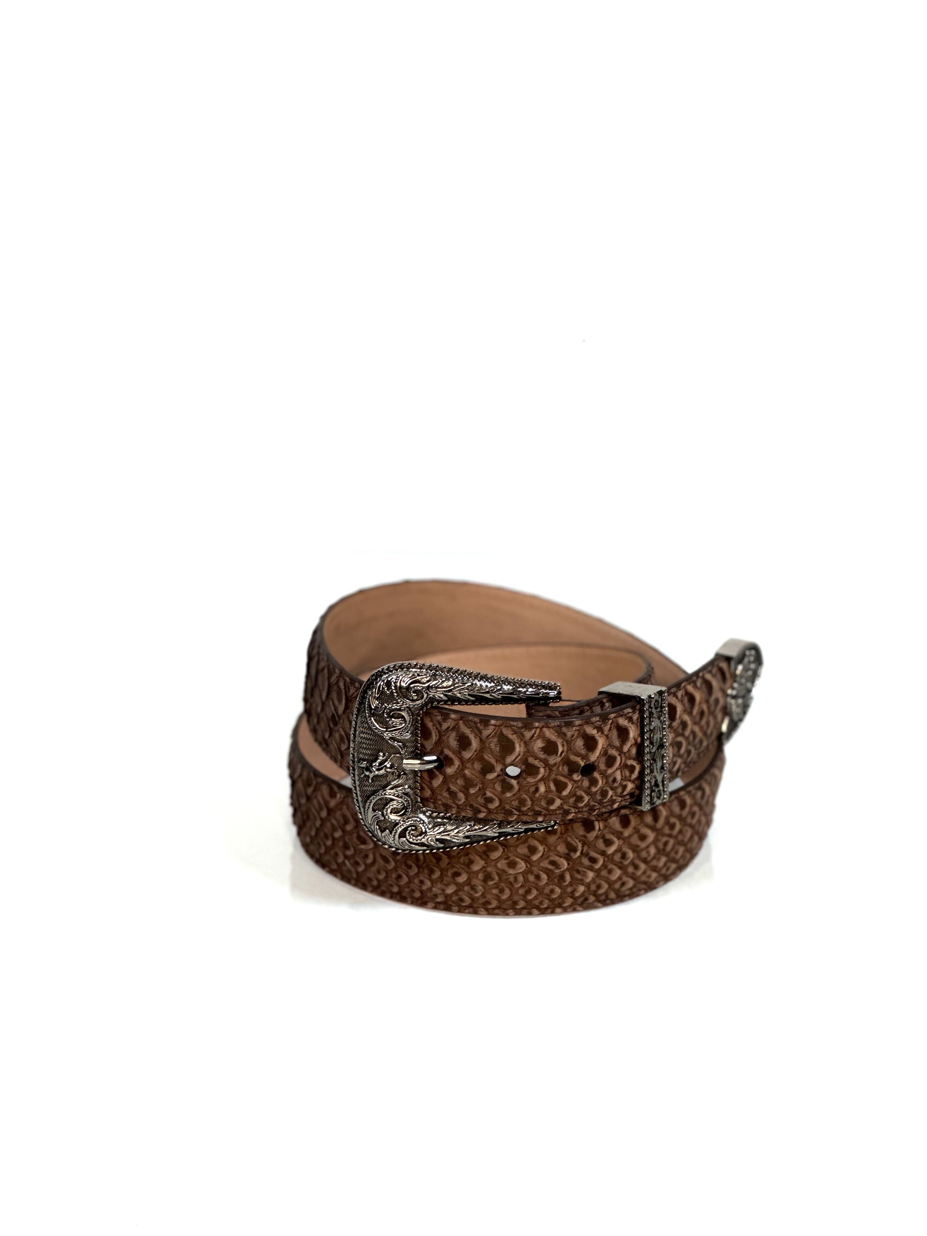 Flagstone-belt — side view of leather belt