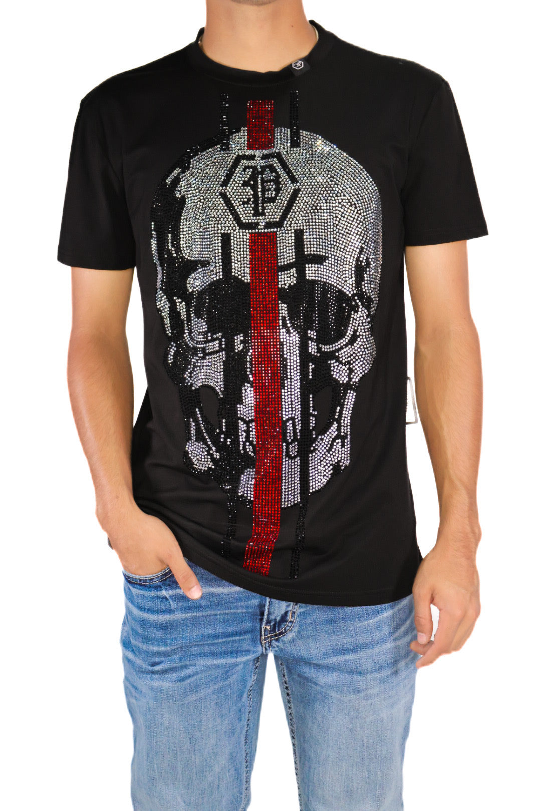 Shirt Red Skull CP. — side view
