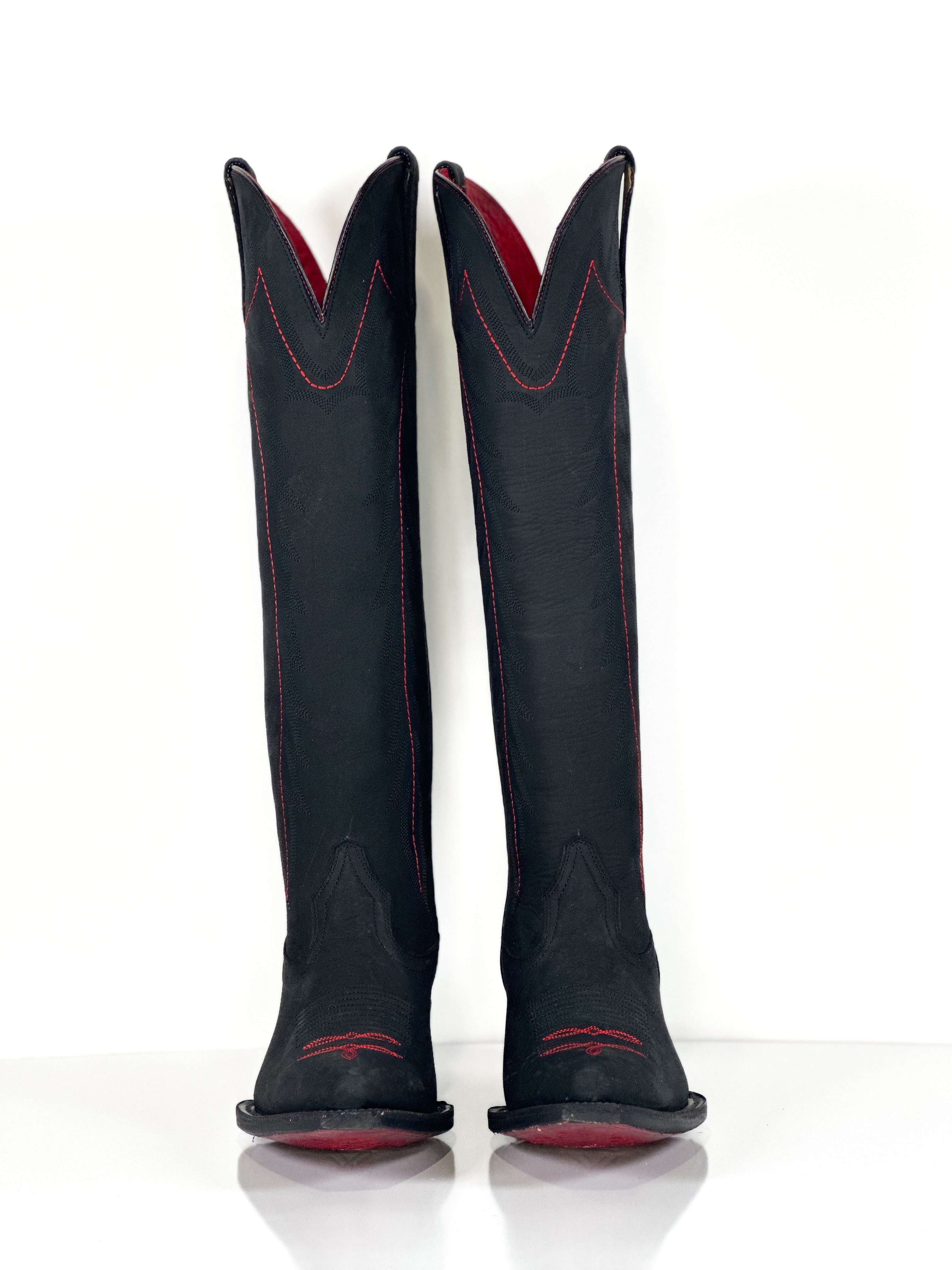 Wendy Boots 7.5 — side view of handmade western boots