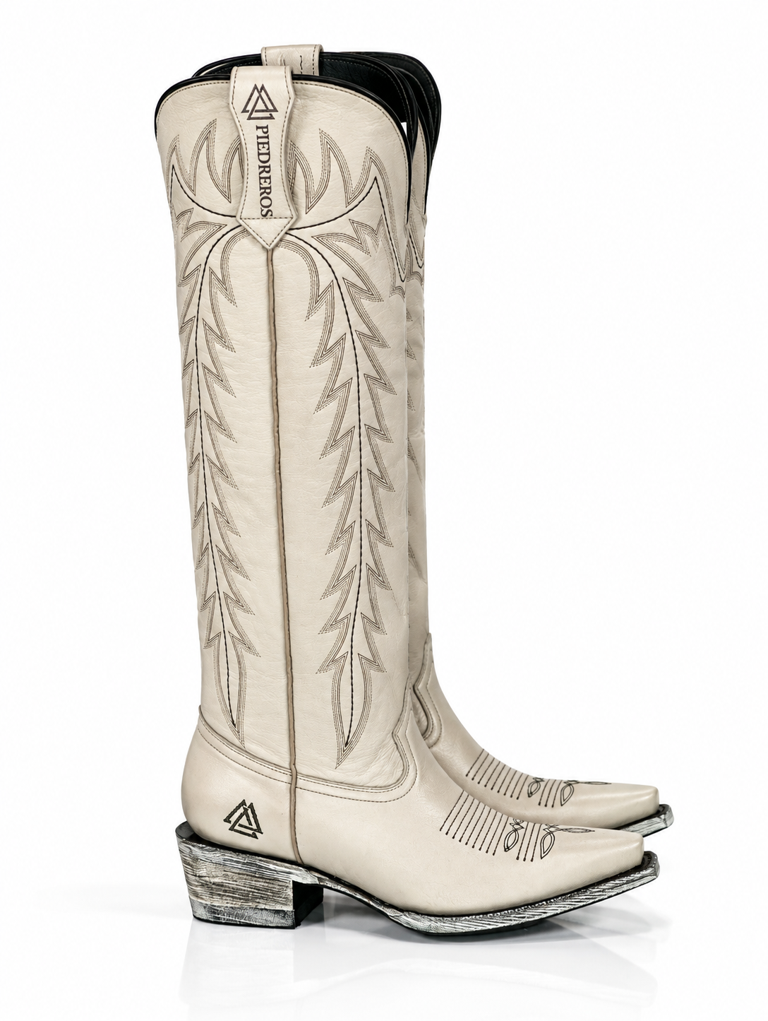 The Wendy — Leather Women's Cowboy Boot, angled view