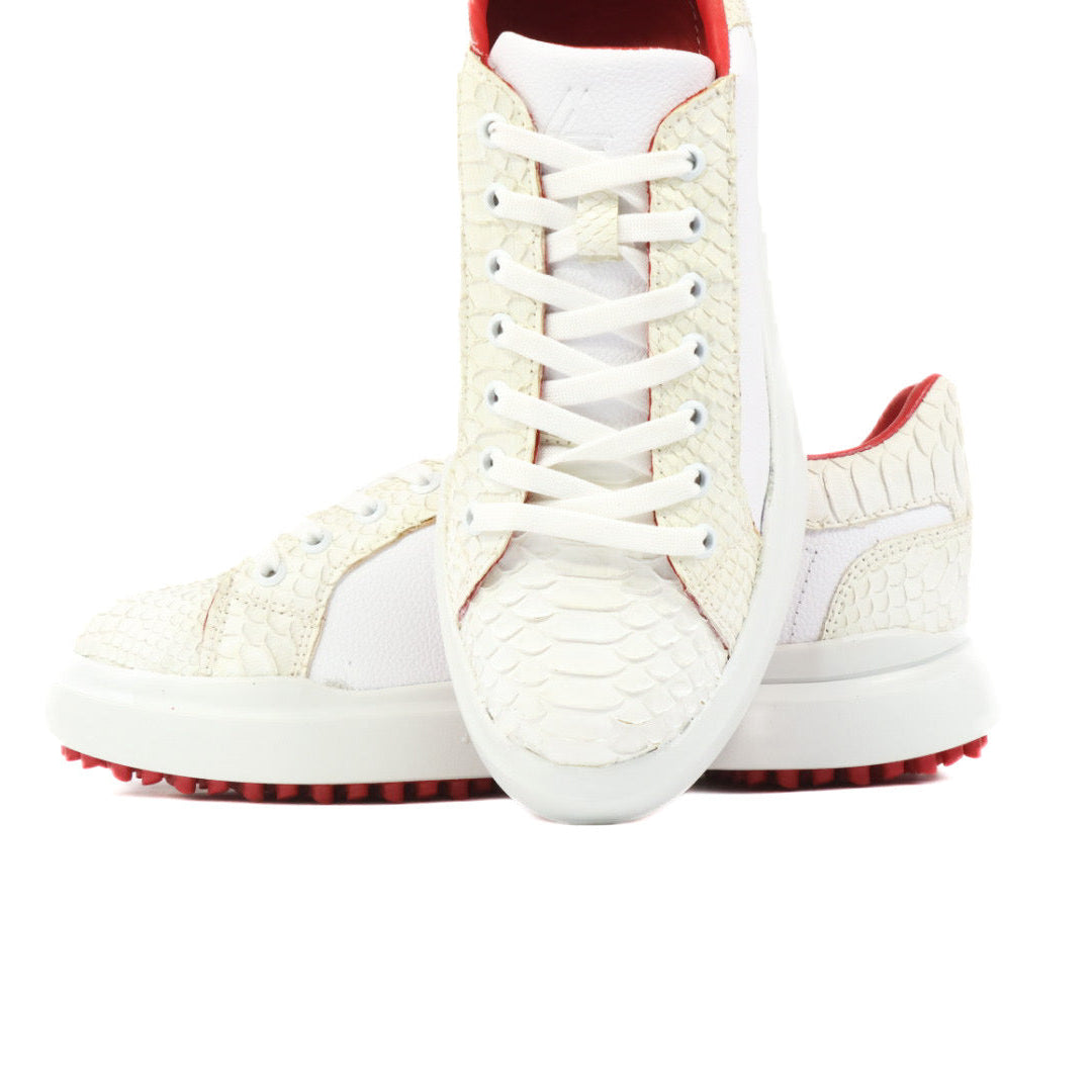 Mens Python Leather Sneakers