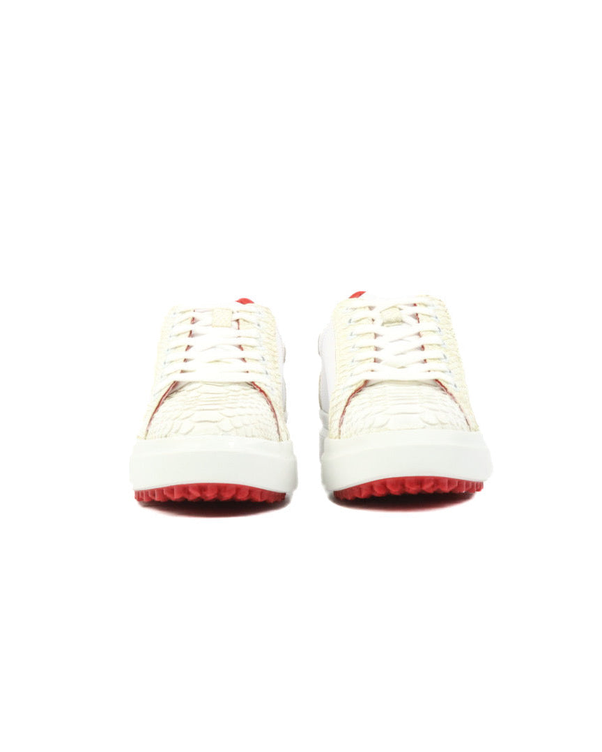 Mens Python Leather Sneakers