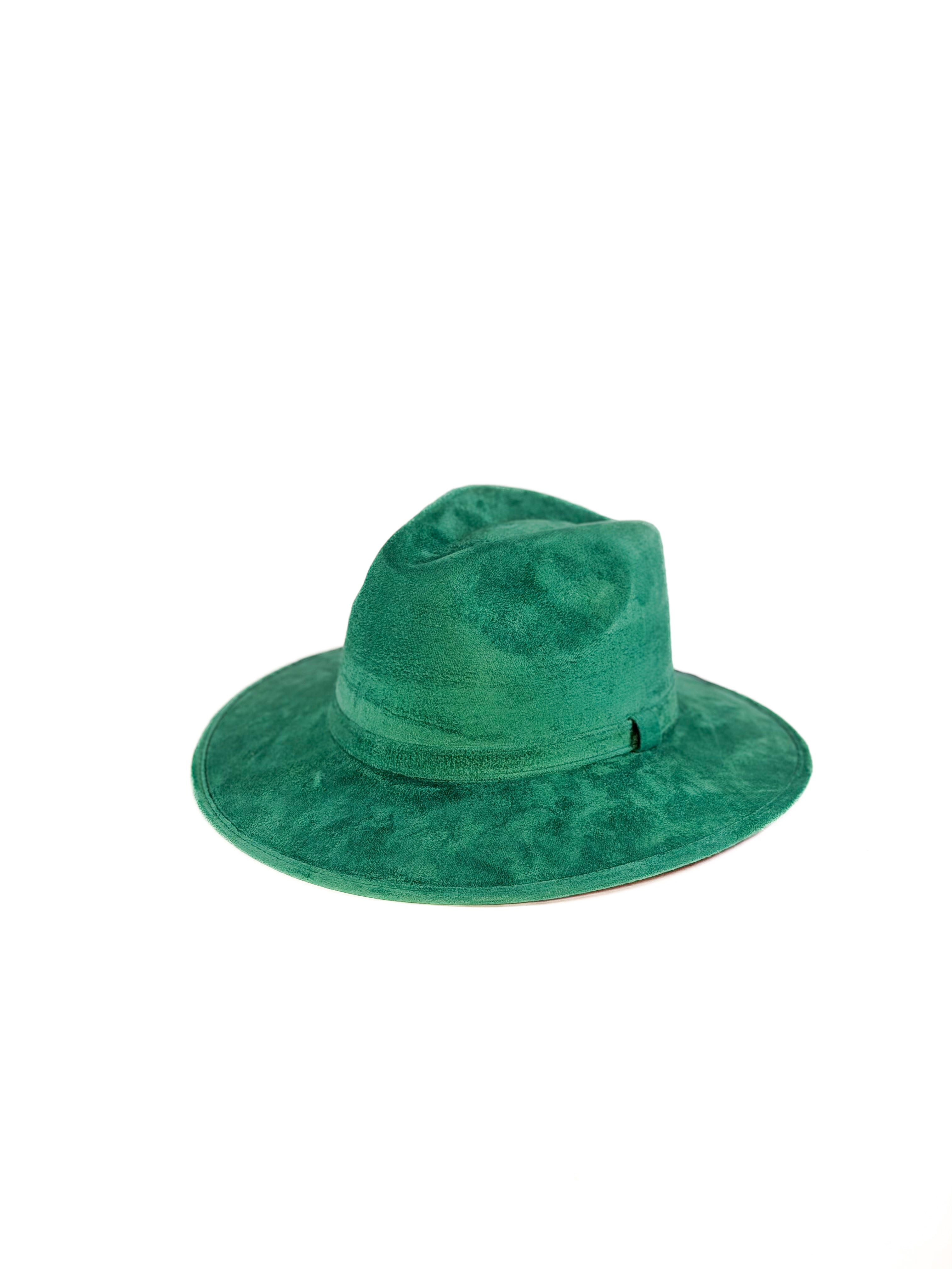 Green Algae Hat — side view of Cuadra Piedreros cap