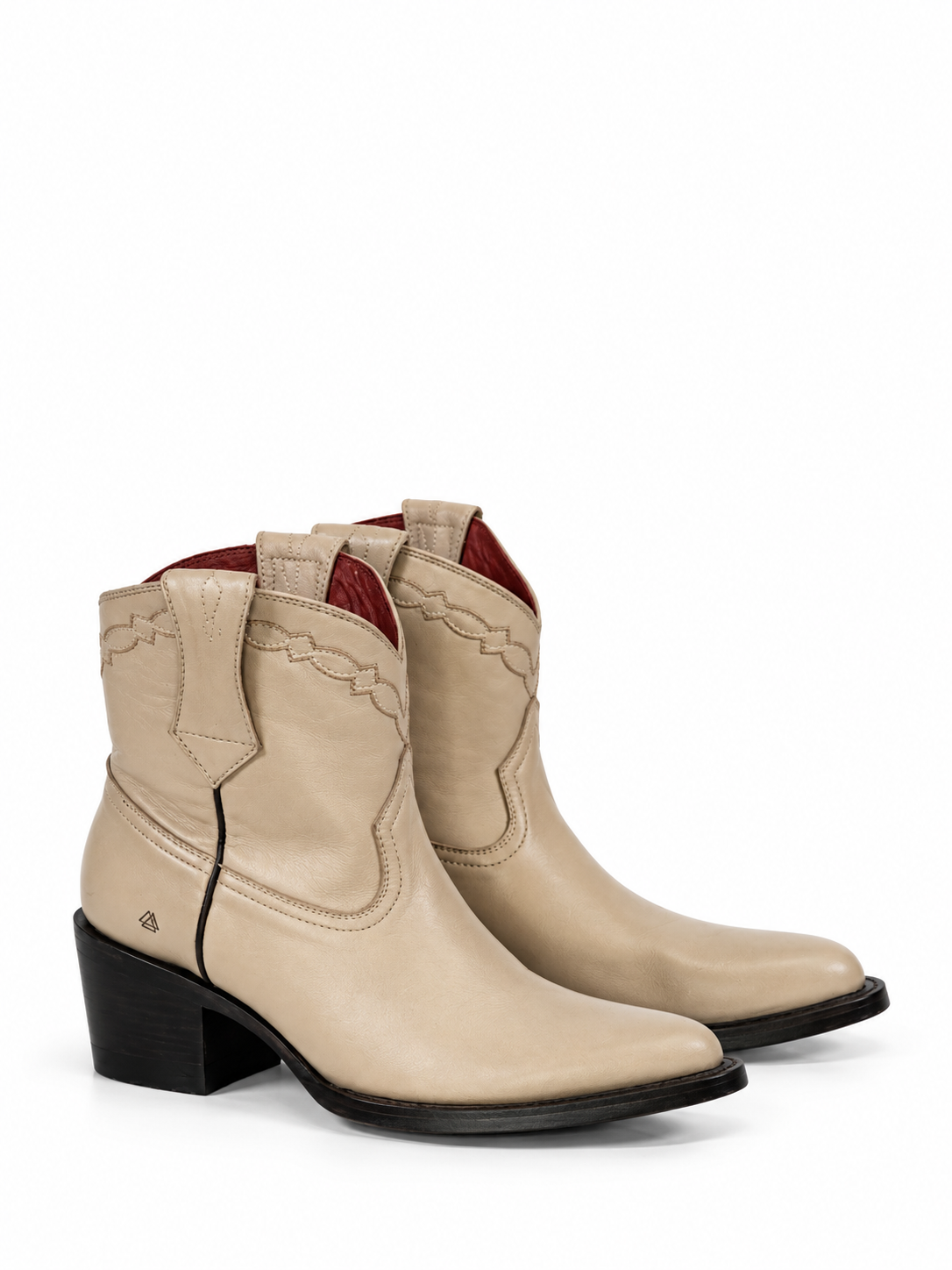 The Cherokee — Leather Snip Toe Women's Cowboy Boot, side view