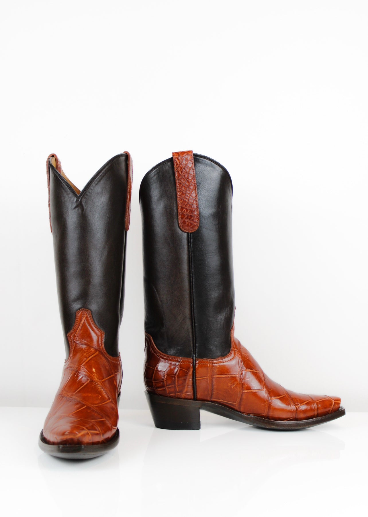 Botas de cocodrilo para mujer