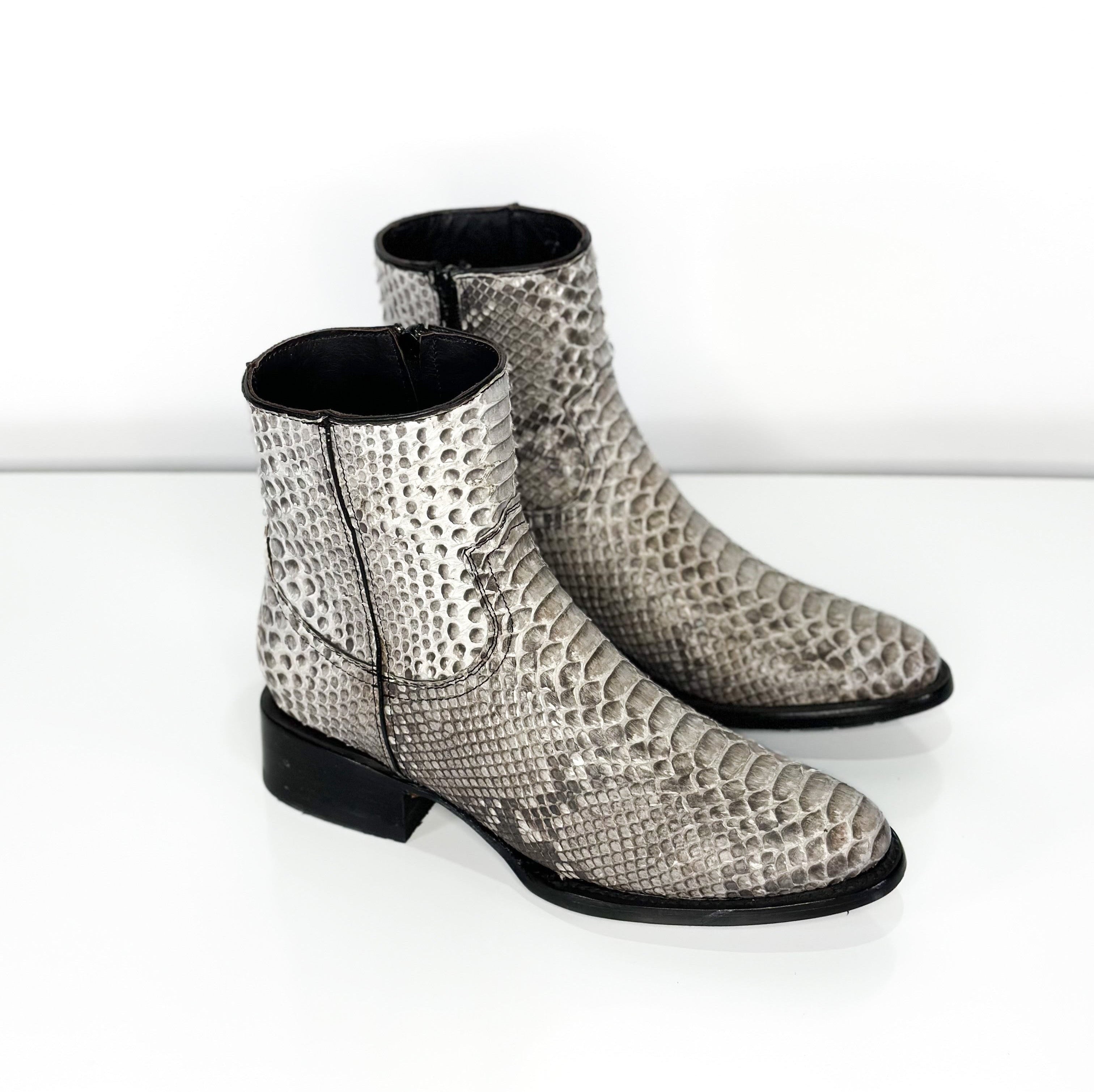 Jake Python Boots — handmade python boots by Cuadra Piedreros