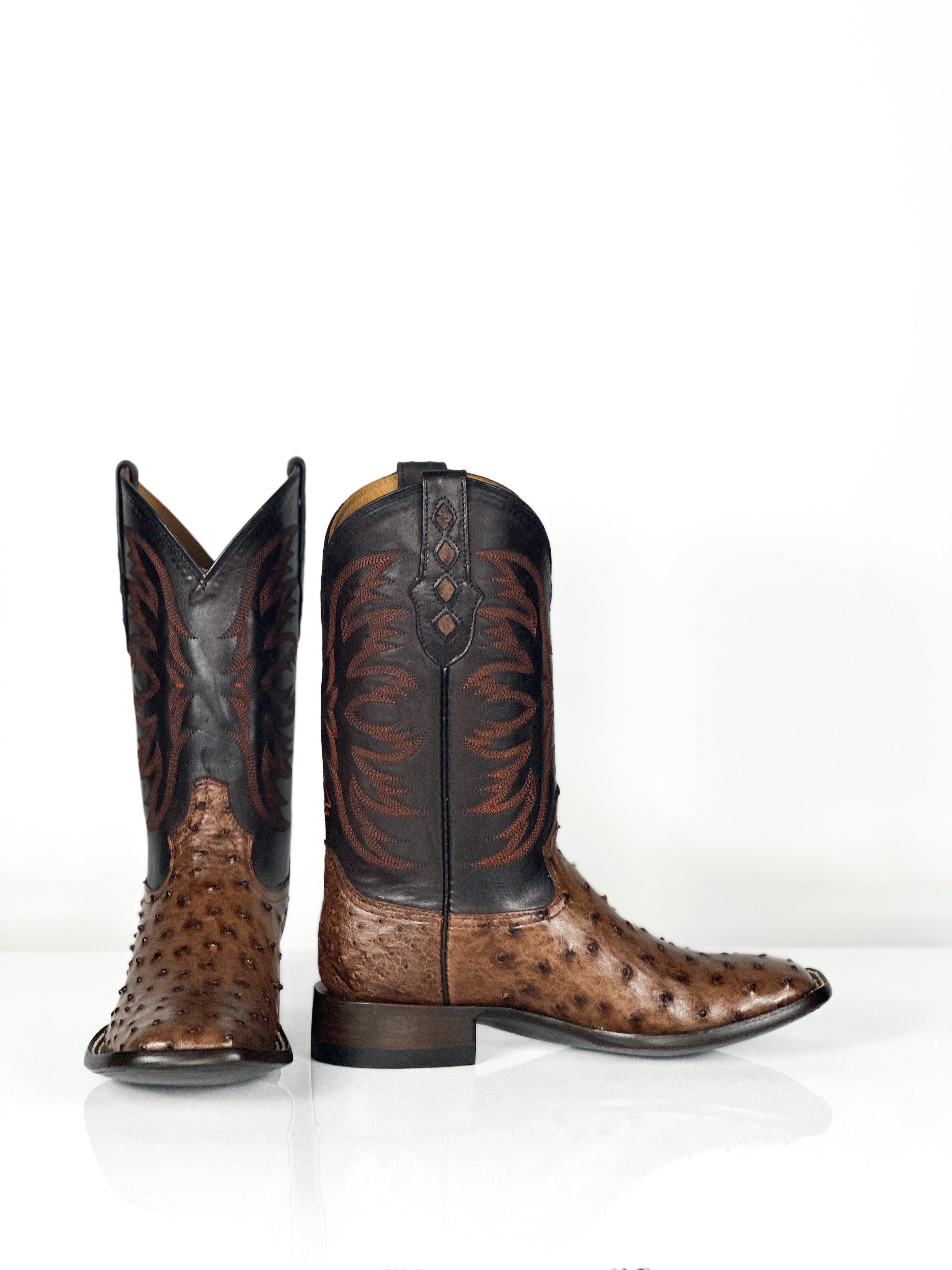 Ostrich - Bourbon — detail shot