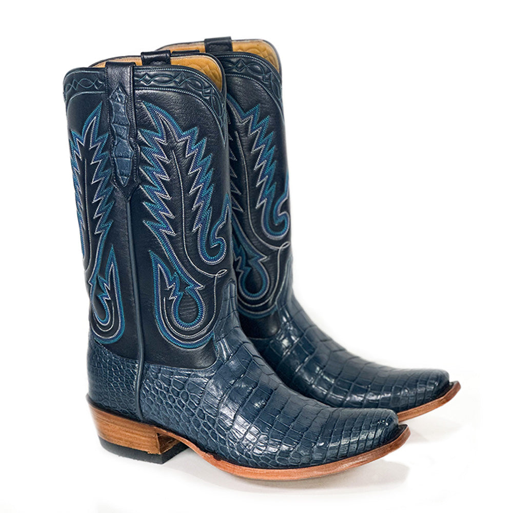 American Alligator Ferry Western Boots — handmade American Alligator boots by Cuadra Piedreros