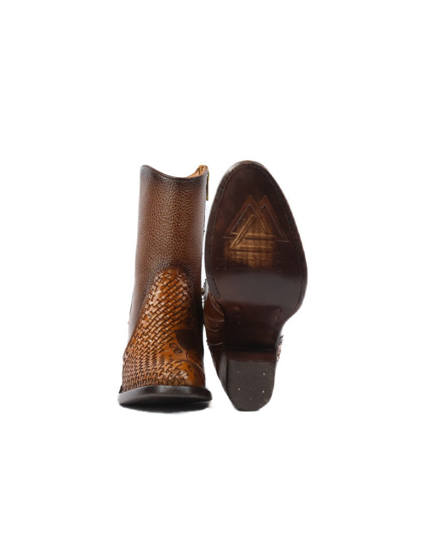Priscila Short Leather Boot