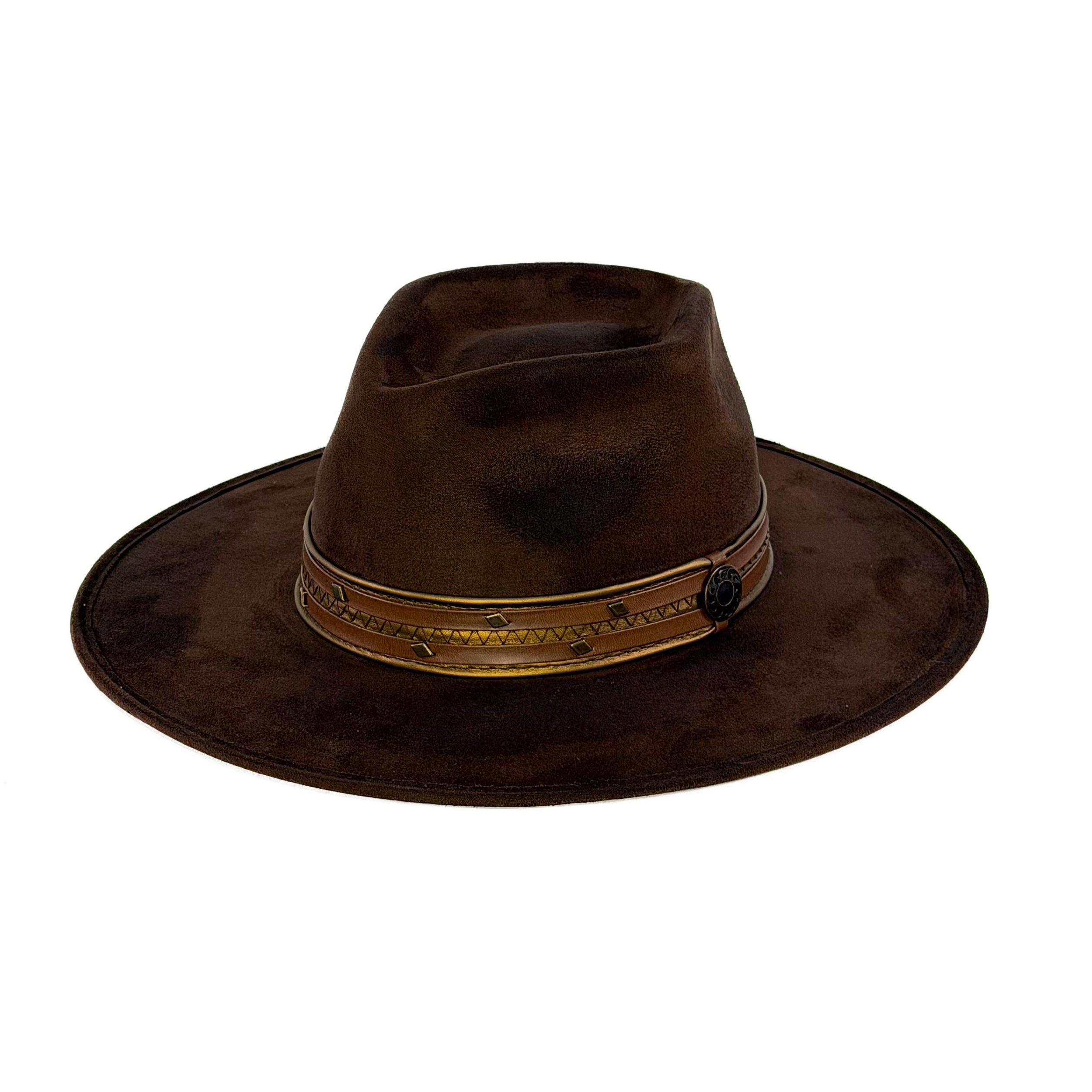 Cody Brown Hat — side view of Cuadra Piedreros cap