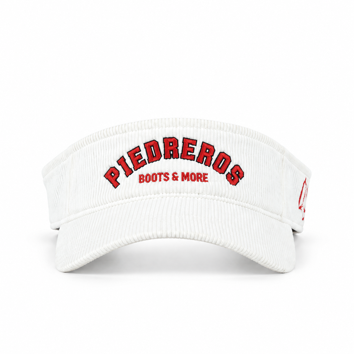 R&B WHITE VISOR LOGO HAT