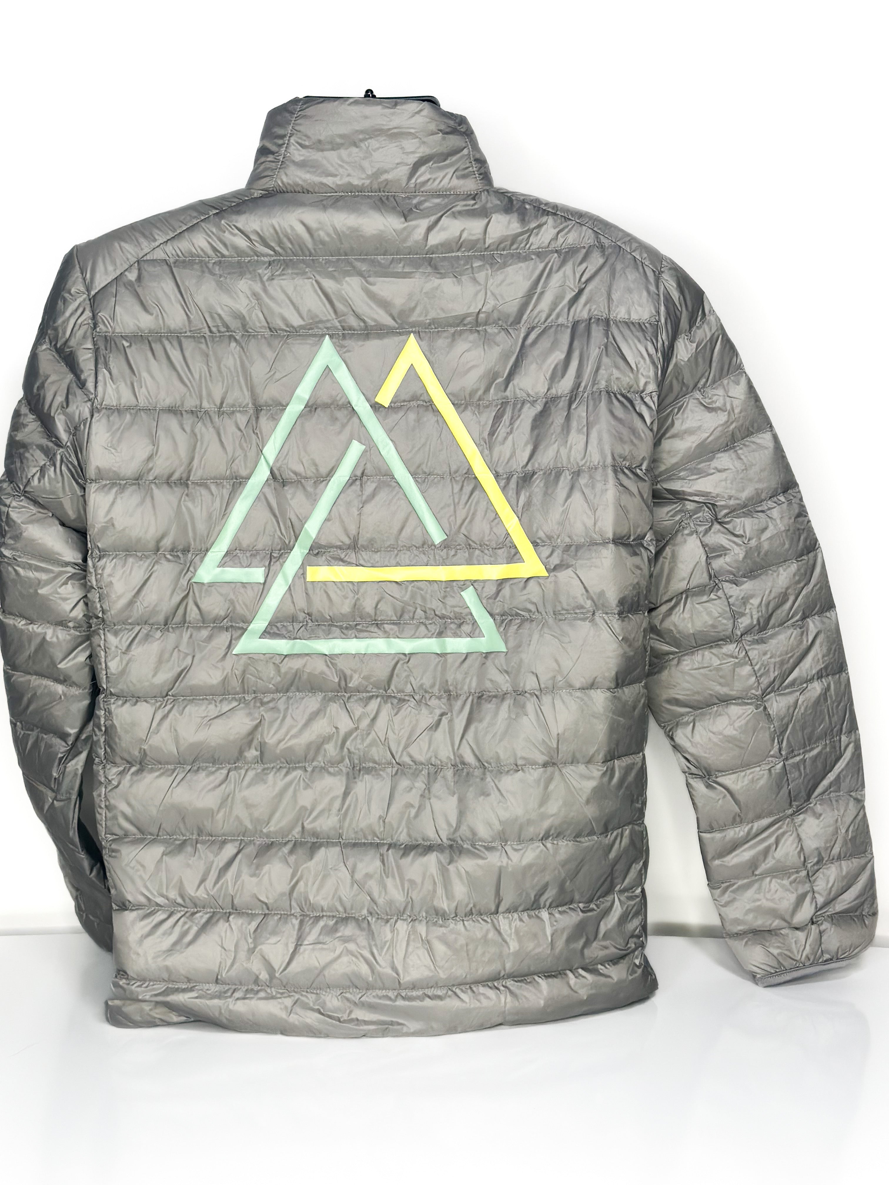 Mens Puffer Jacket — top view