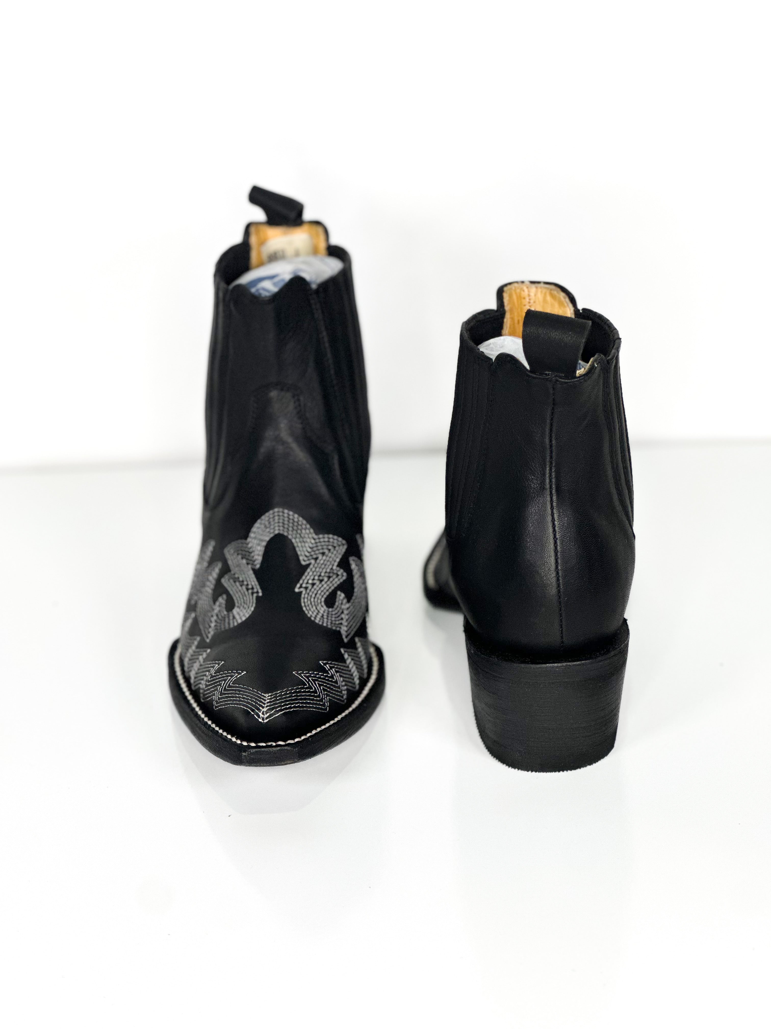 Keeps Dark Soul Boots — angled view of handmade western boots