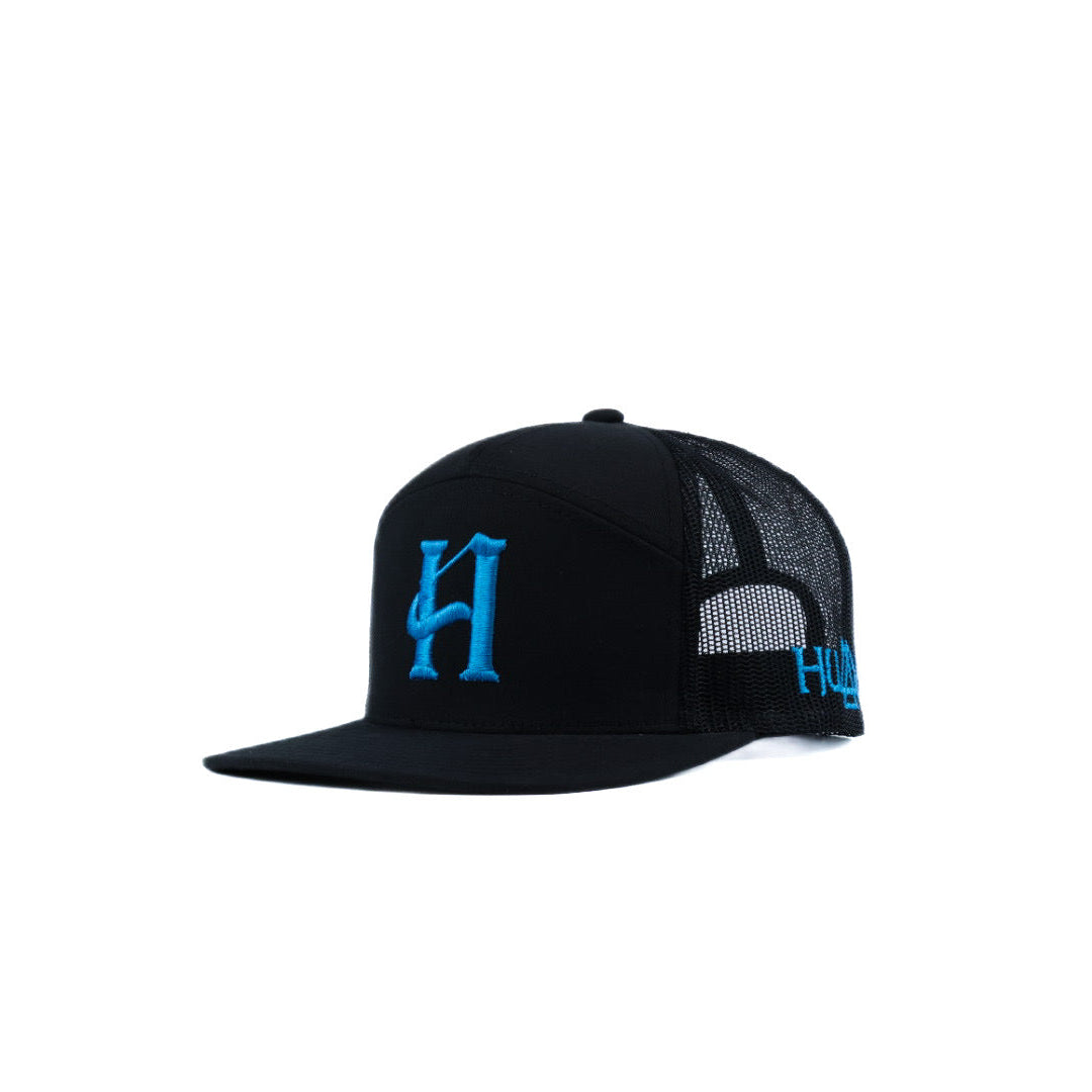 Black cap with blue humble logo