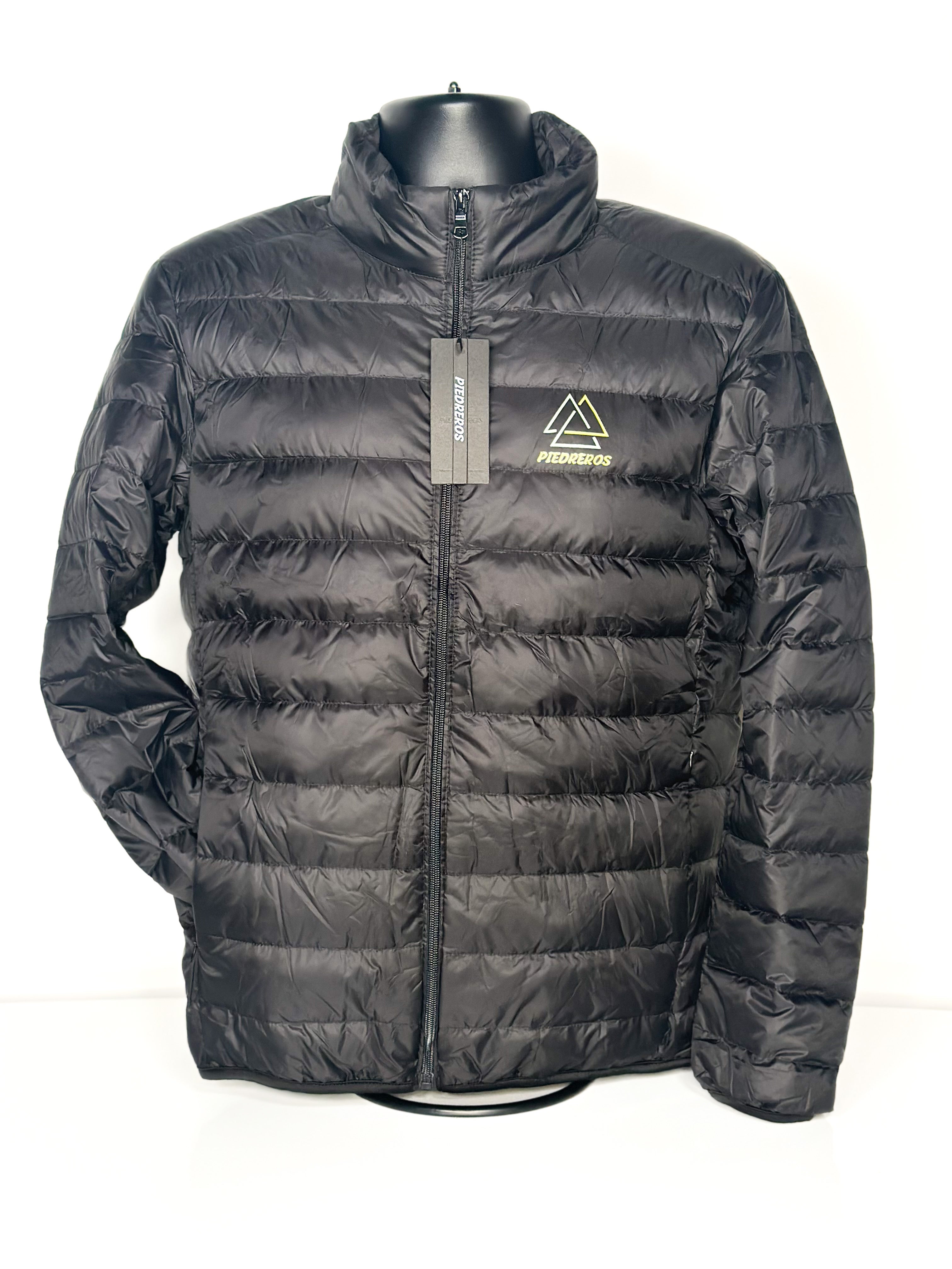 Mens Puffer Jacket — profile view