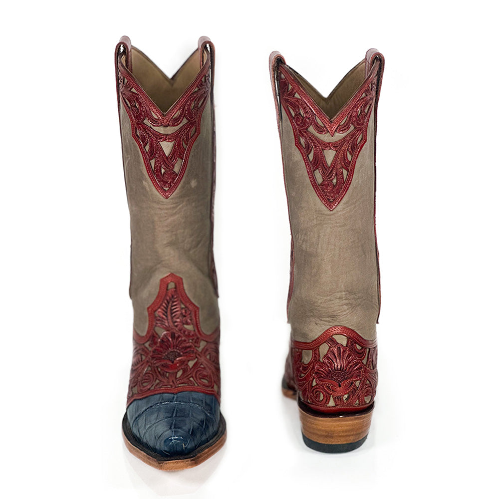 Cocotriz Abilene Boots — detail shot of handmade western boots