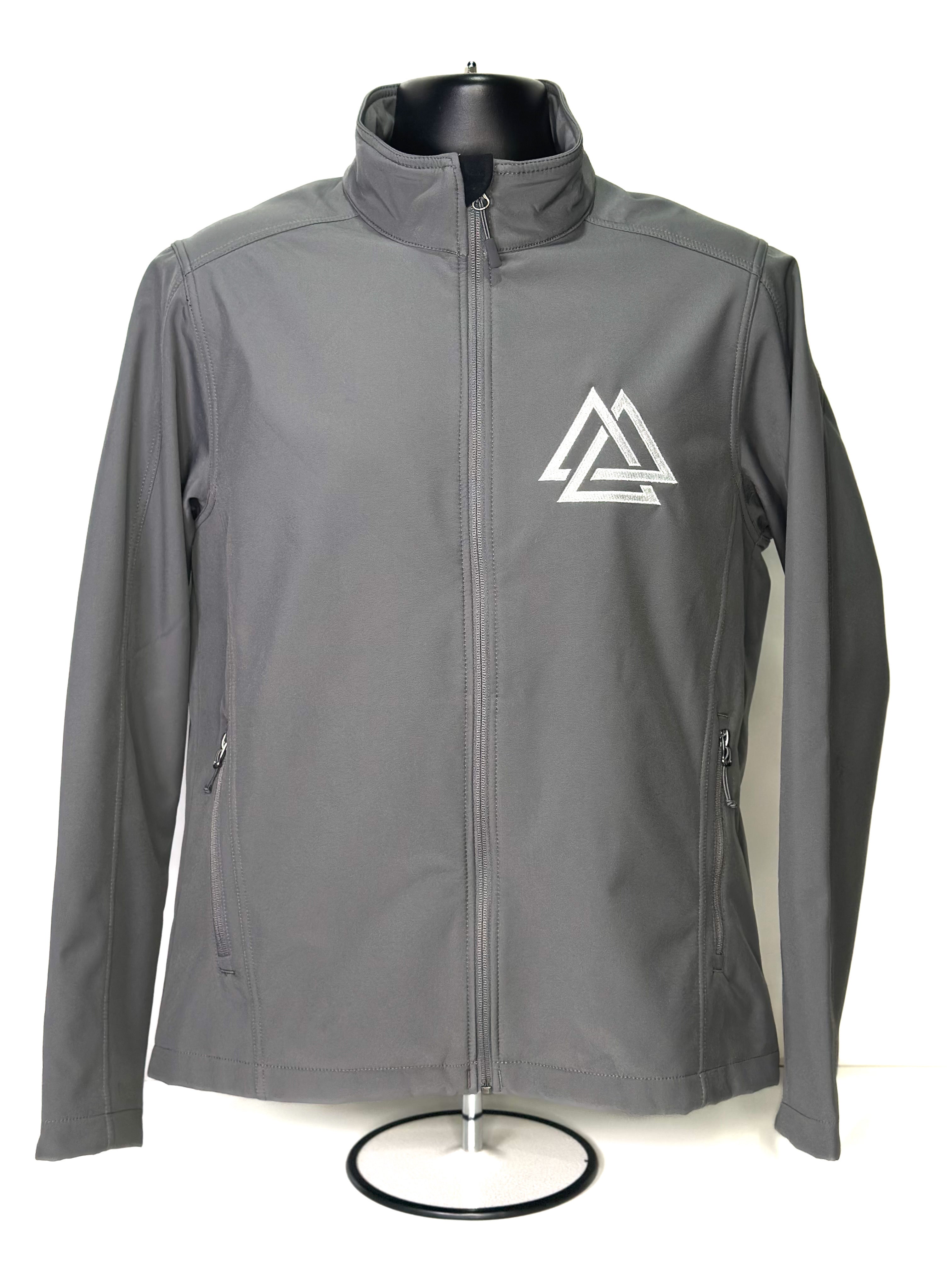 Embroidered Logo Jacket — profile view