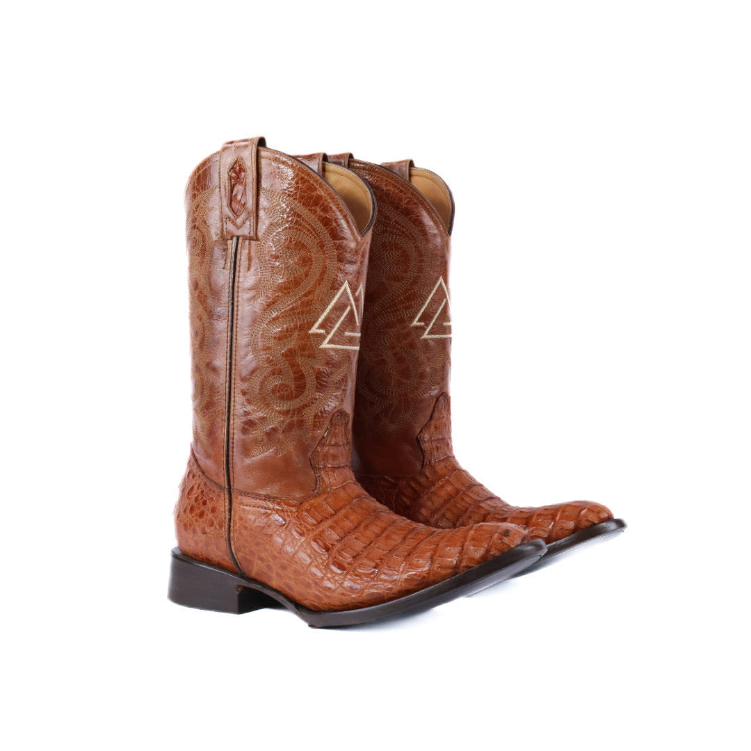 Caramel Croc Boots