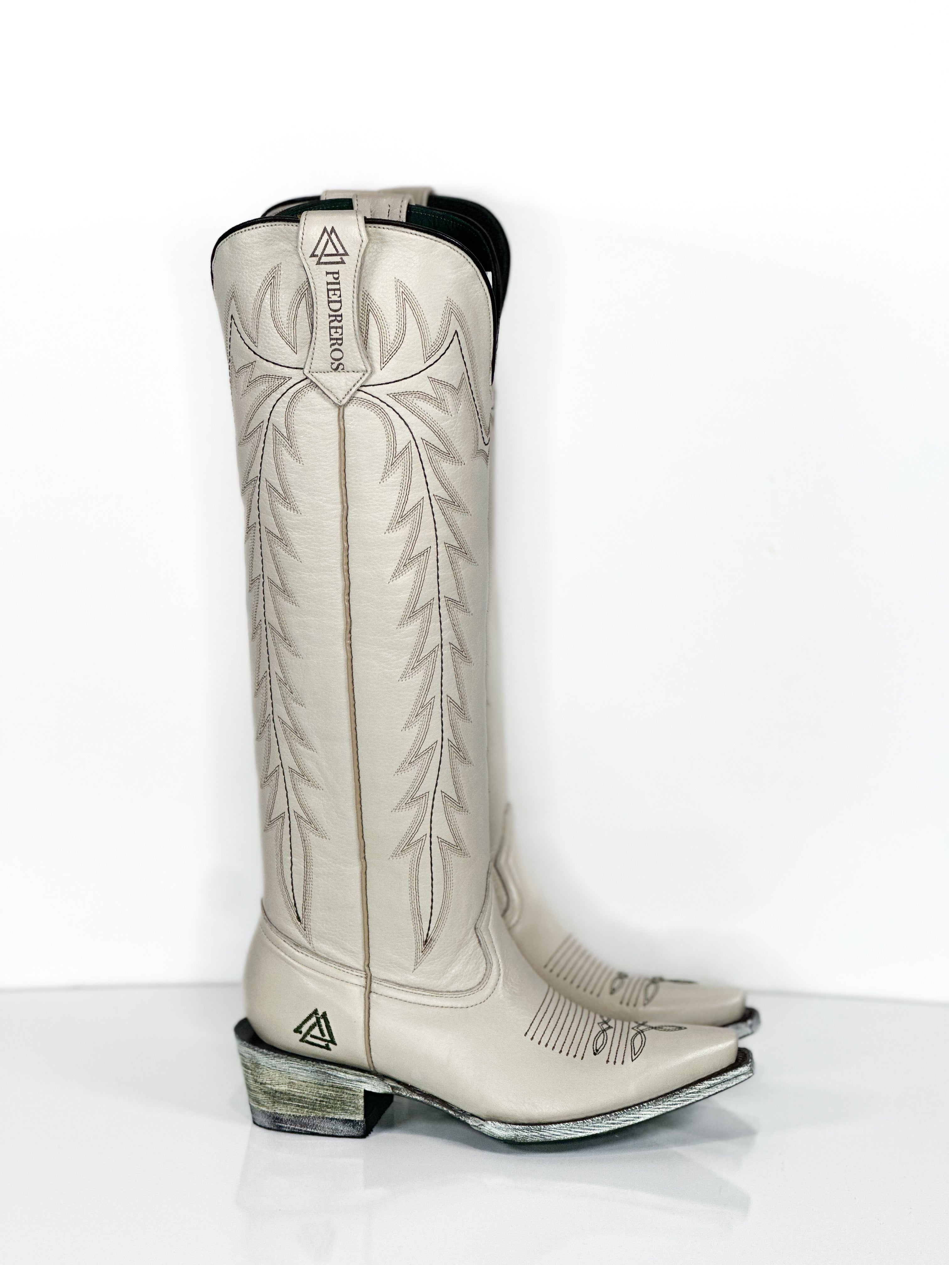 Wendy Boots 7.5 — lifestyle shot of handmade western boots