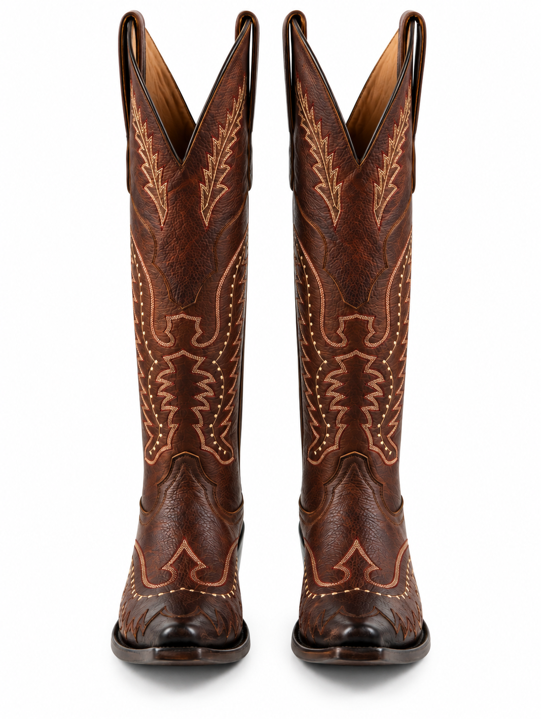 The Renata — Cowhide Snip Toe Women's Cowboy Boot, angled view