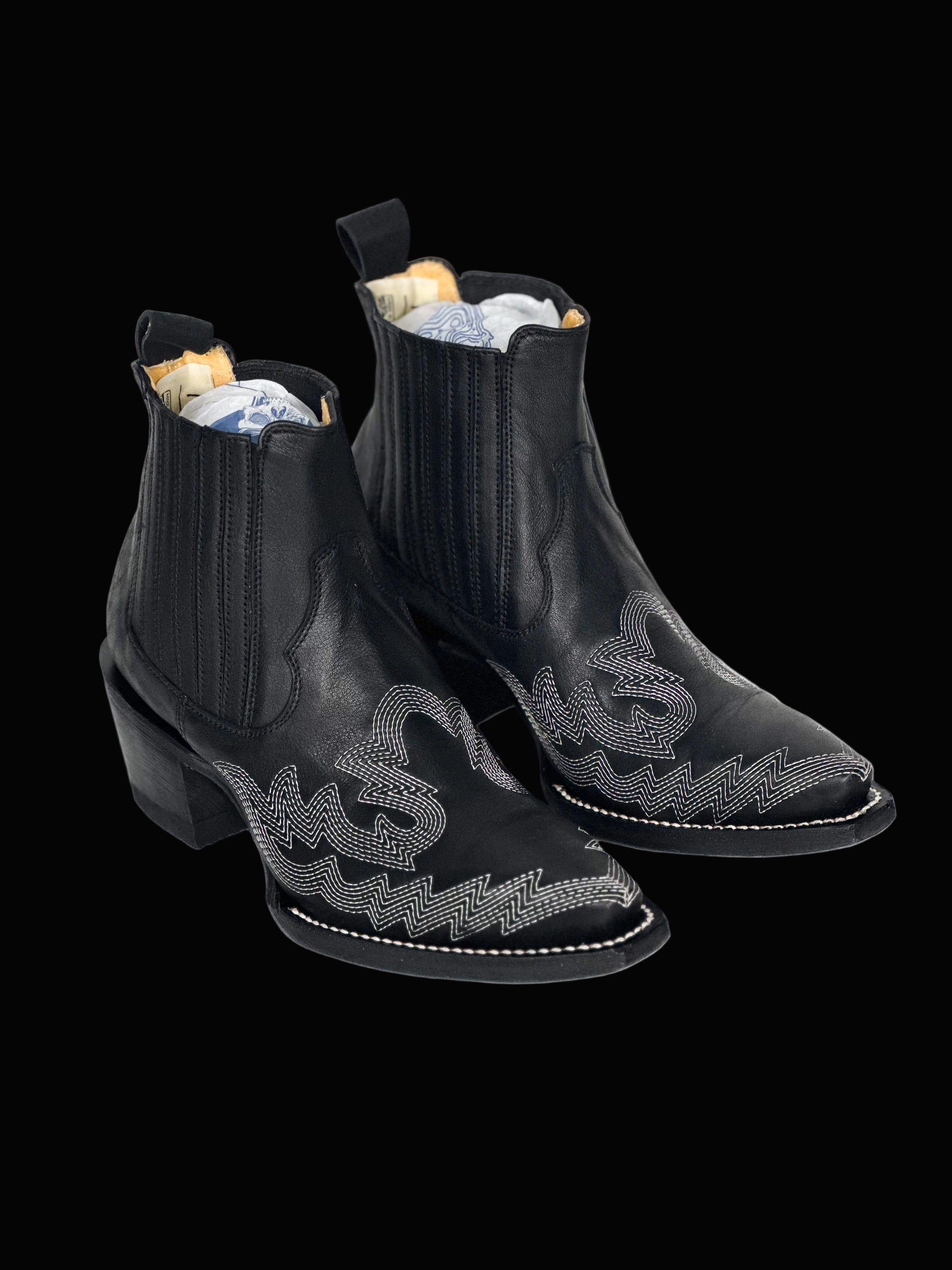 Keeps Dark Soul Boots — side view of handmade western boots
