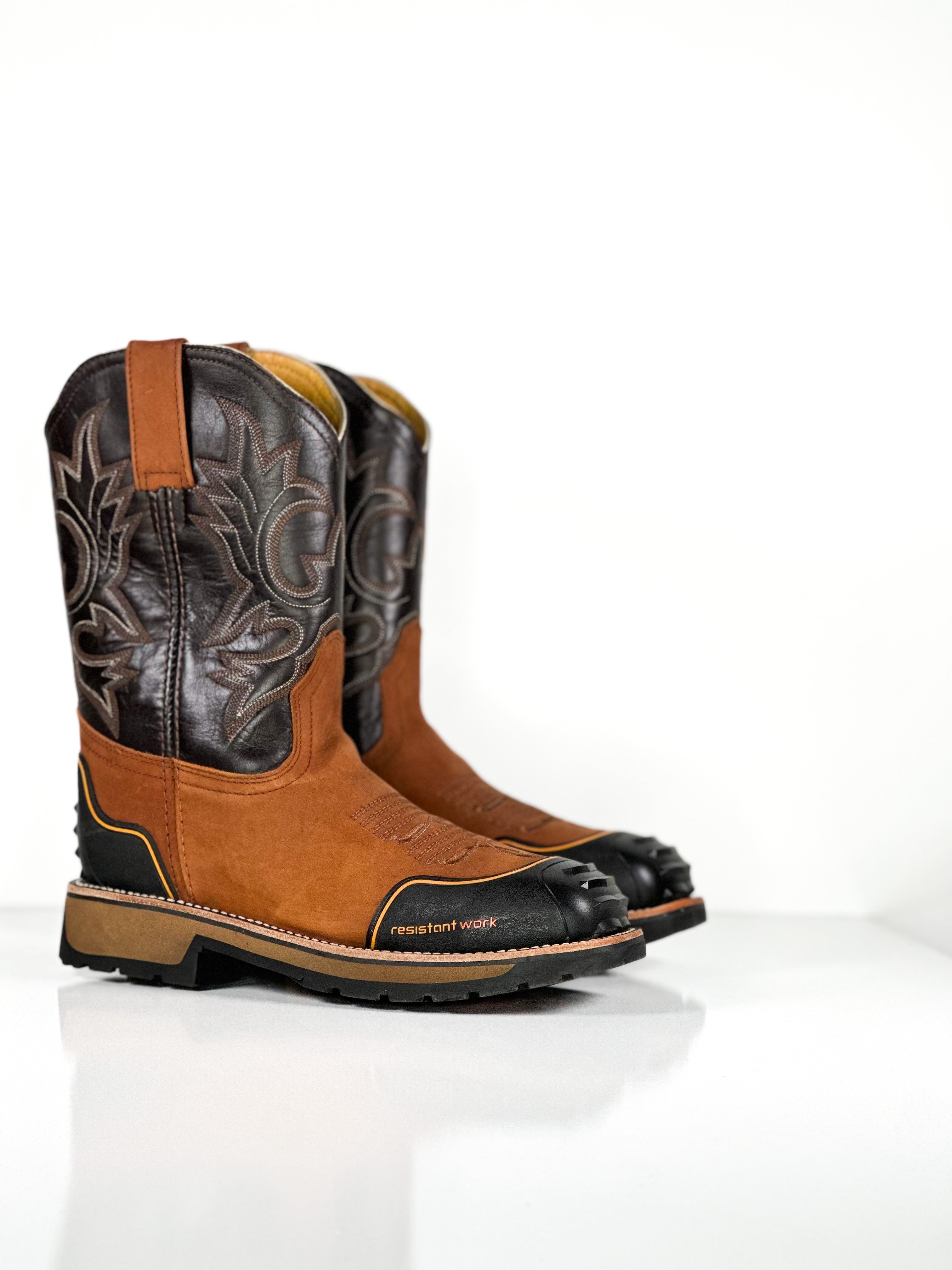 Composite toe work boot — handmade western boots by Cuadra Piedreros