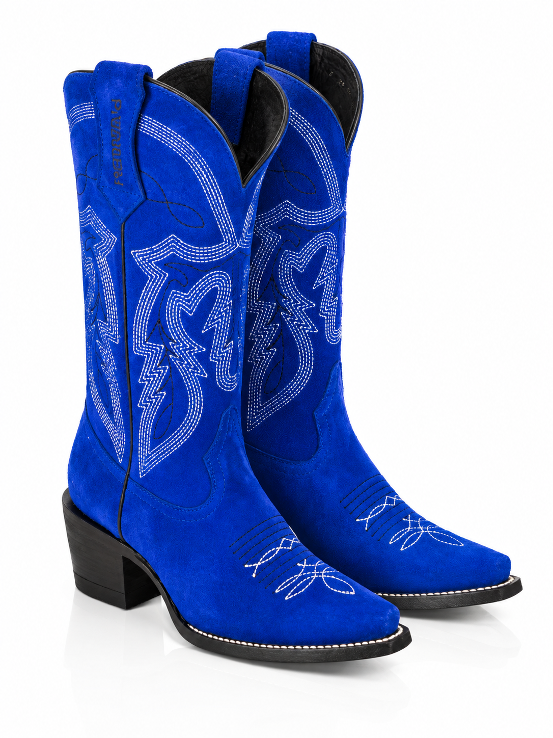 The Sophia — Leather Women's Cowboy Boot, side view