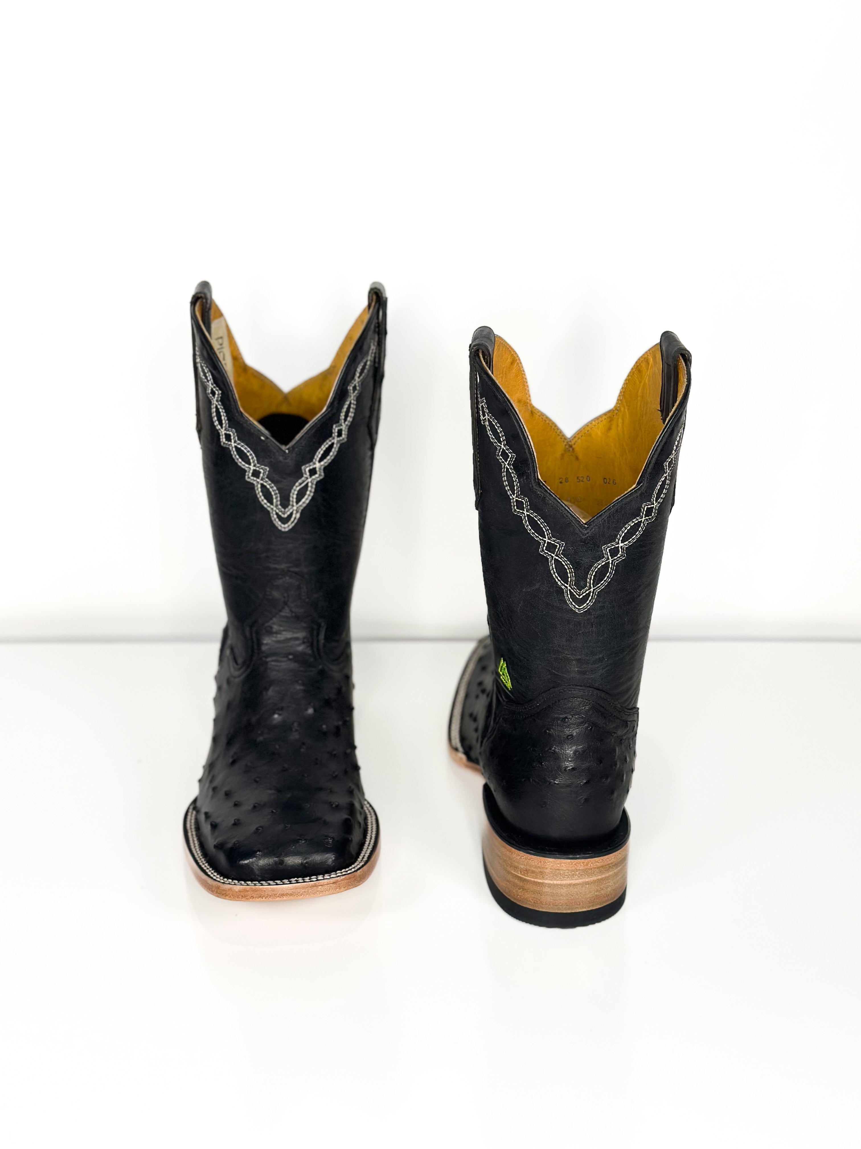 Denton Boot’s — angled view of handmade western boots