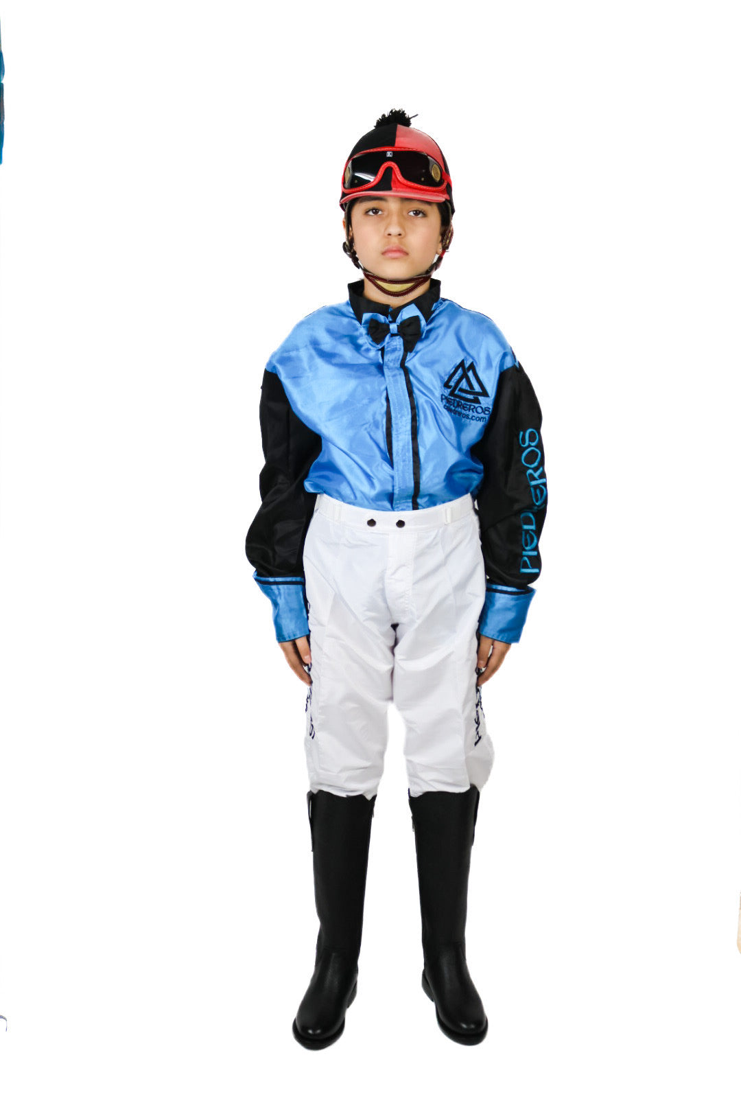 piedreros blue and black jockey pants