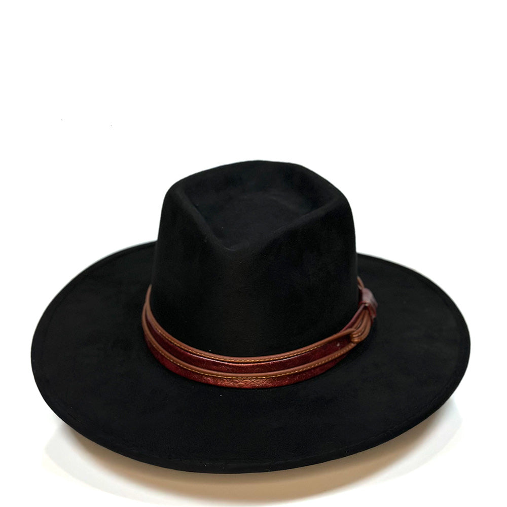 Hardin Dark Hat — detail shot of Cuadra Piedreros cap