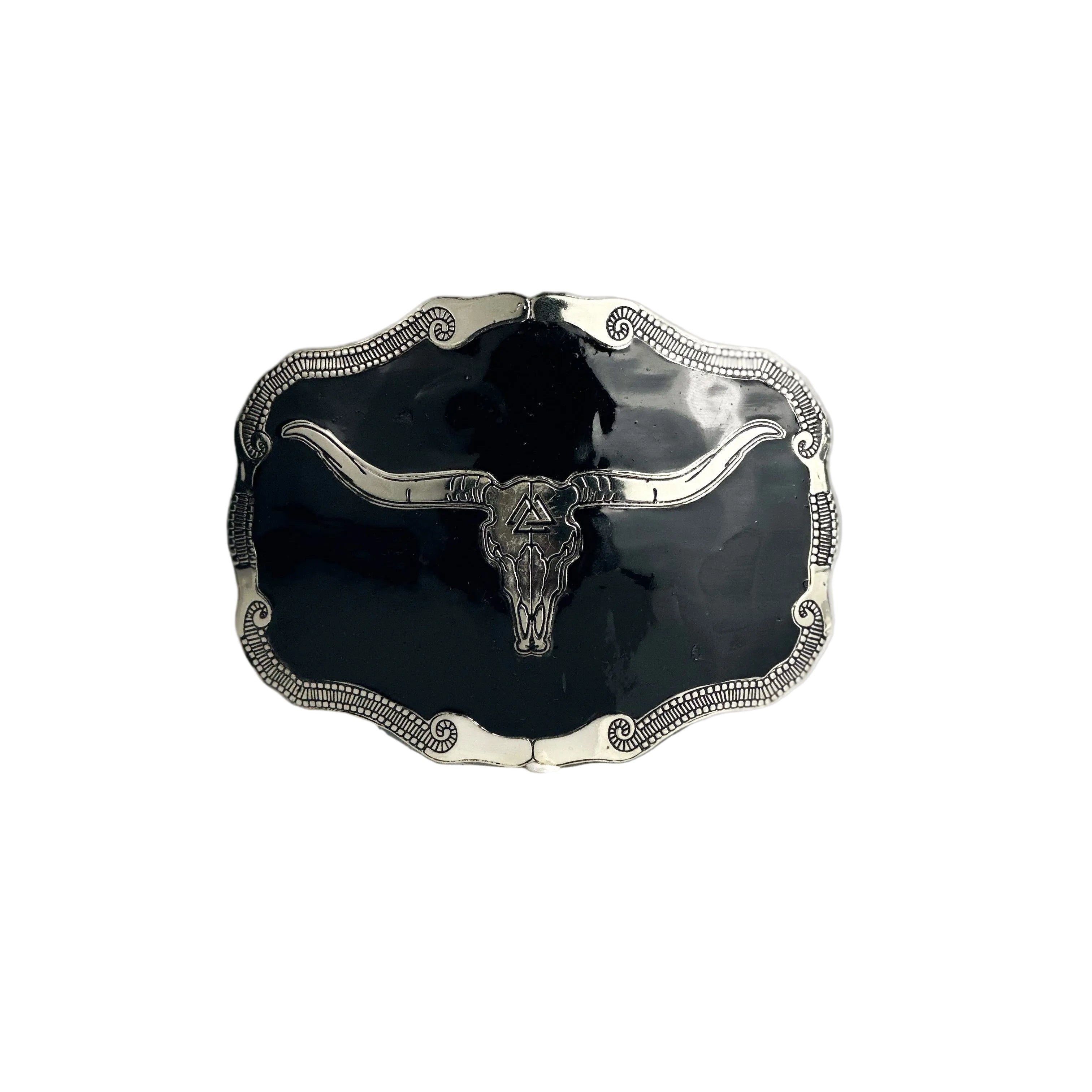 ONYX VIPER BUCKLE — Cuadra Piedreros western belt buckle
